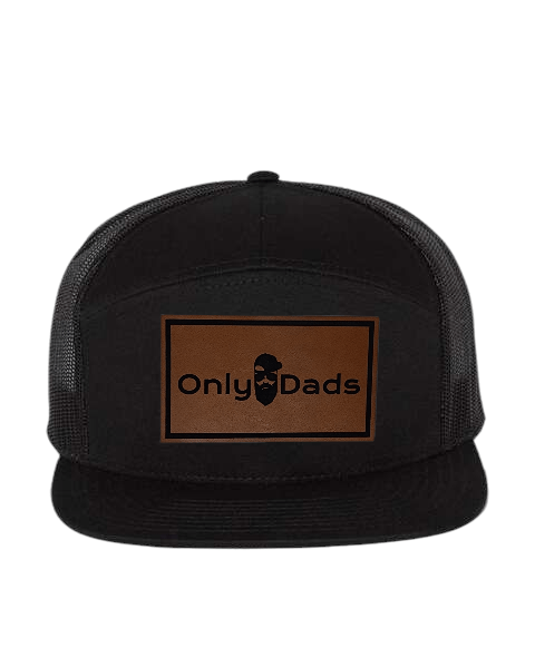 Only Dads 7-Panel Trucker Hat - Front Logo Patch – trucker hat for men from Only Dads USA