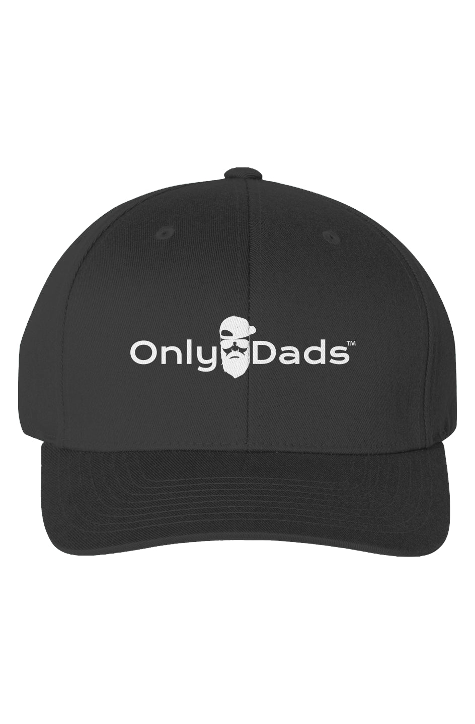 Only Dads FlexFit 6277 Hat – White Embroidered Logo - Only Dads USA - APQ - 5383885S70A1