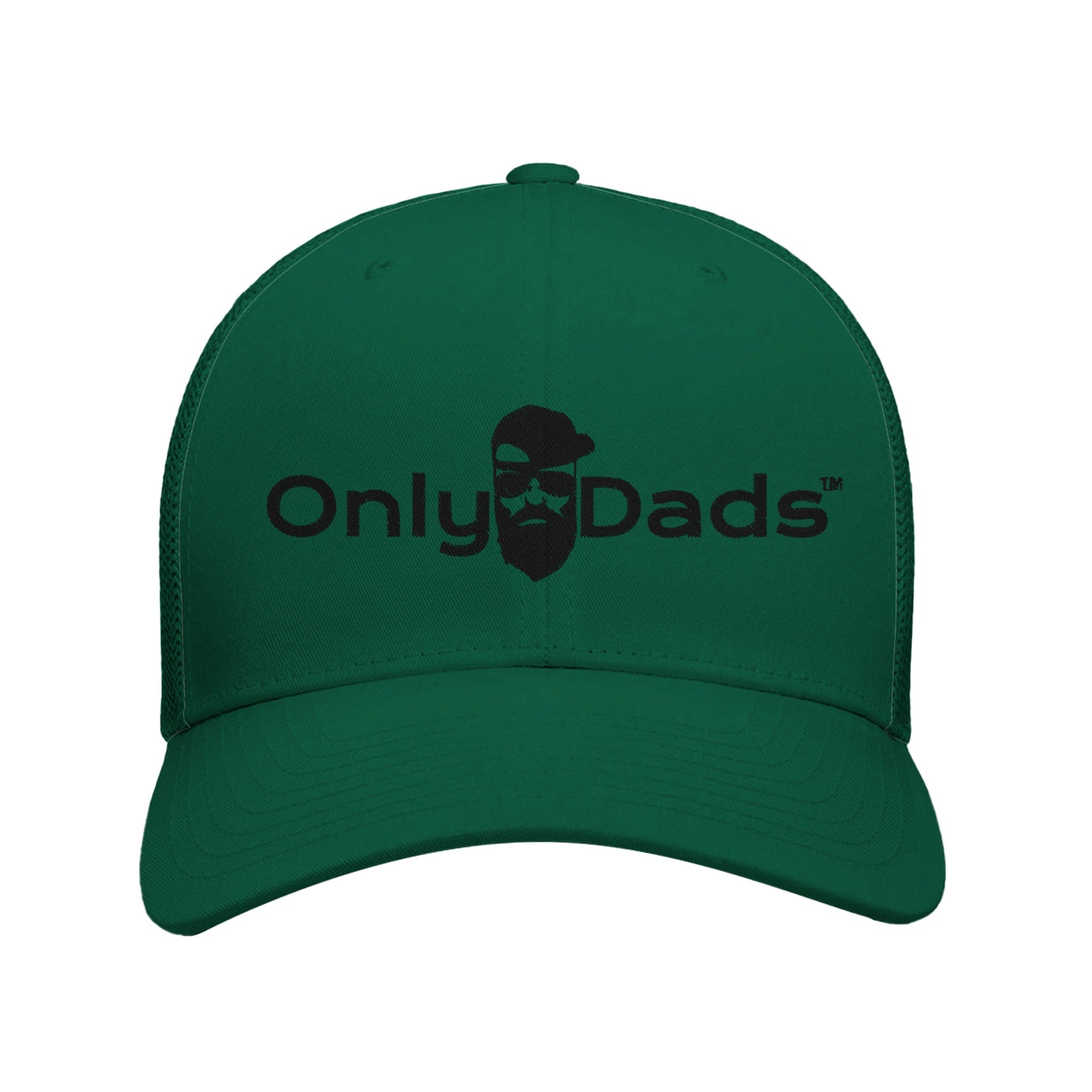 Only Dads Retro Trucker Hat - Black Logo | Flexfit 6606 - Only Dads USA - 1c525649 - 8b90 - 4e6a - 818f - 2313620545f2