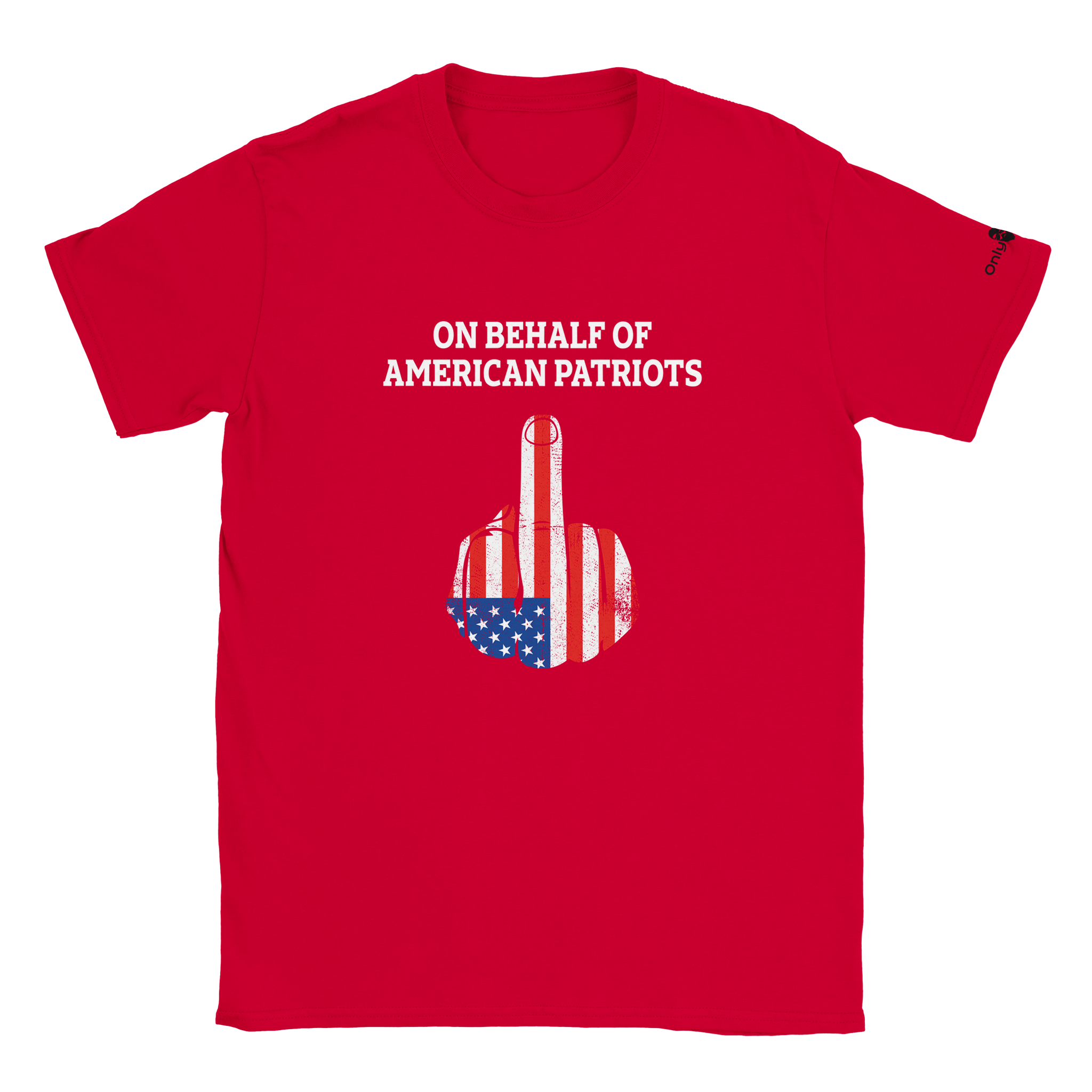 American Patriot 1 - Finger Salute – Only Dads T-Shirt - Only Dads USA - d727b77e - b25d - 41f7 - 8ebc - 1d6fc805648d