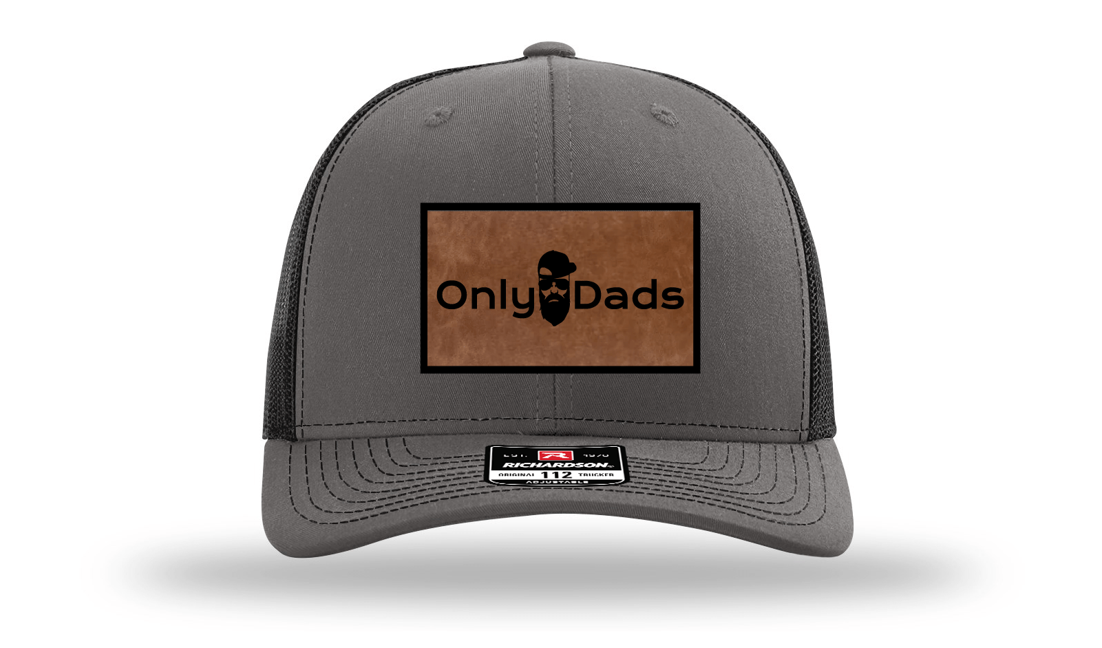 Only Dads Richardson 112 Trucker Hat - Front Logo Patch – trucker hat for men from Only Dads USA