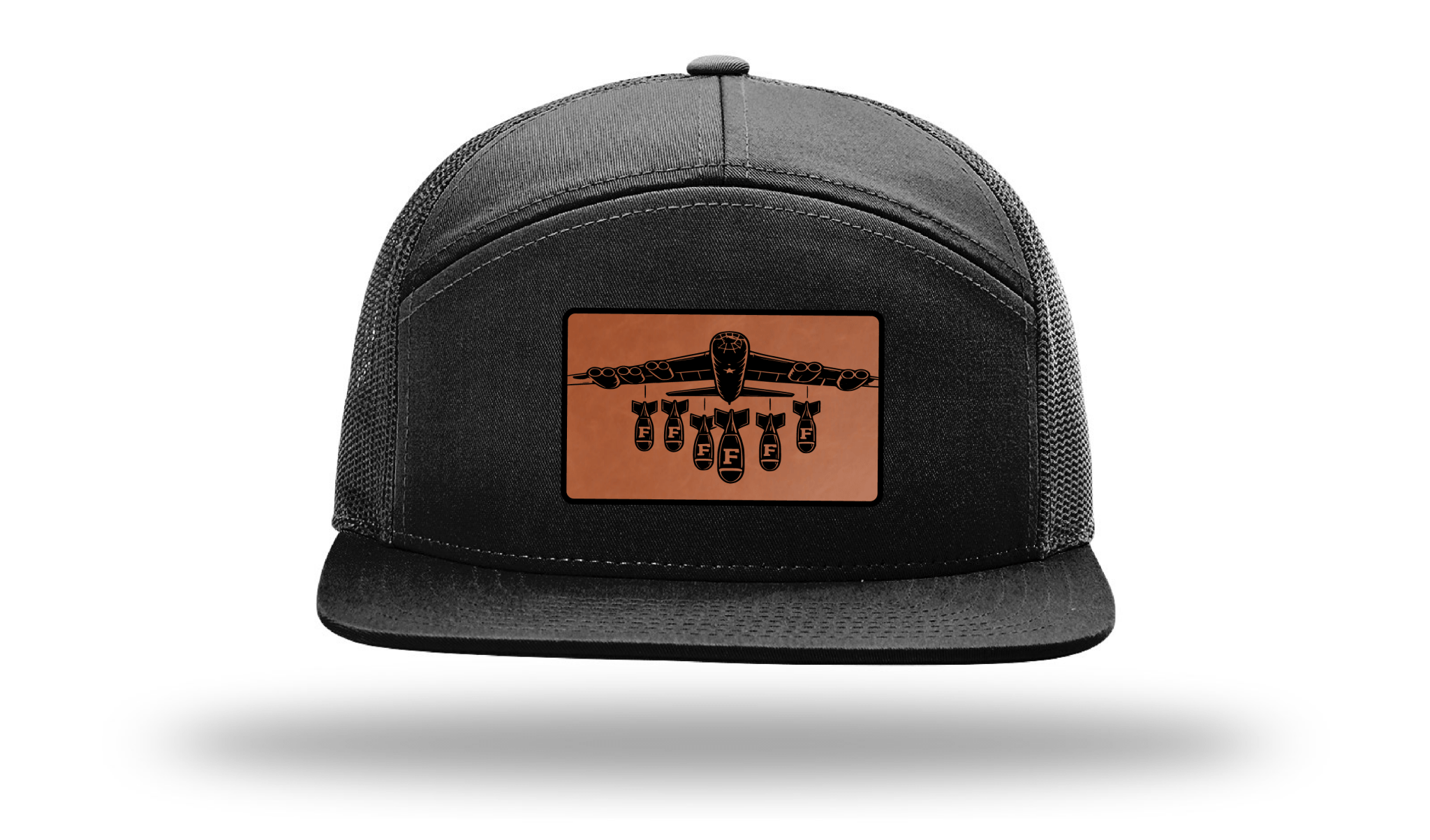 Only Dads - F Bomb -7 Panel Trucker Hat – trucker hat for men from Only Dads USA