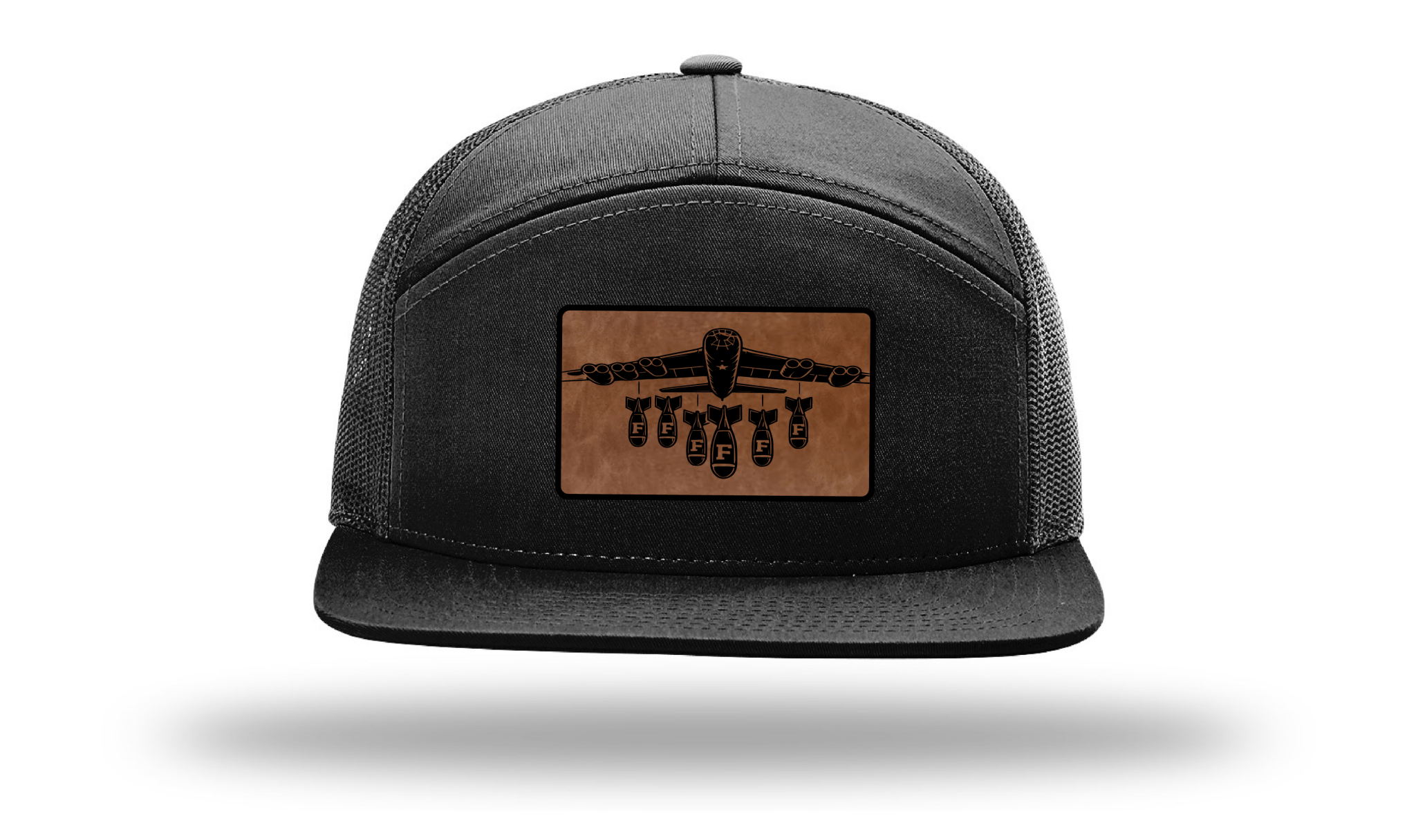 Only Dads - F Bomb -7 Panel Trucker Hat – trucker hat for men from Only Dads USA