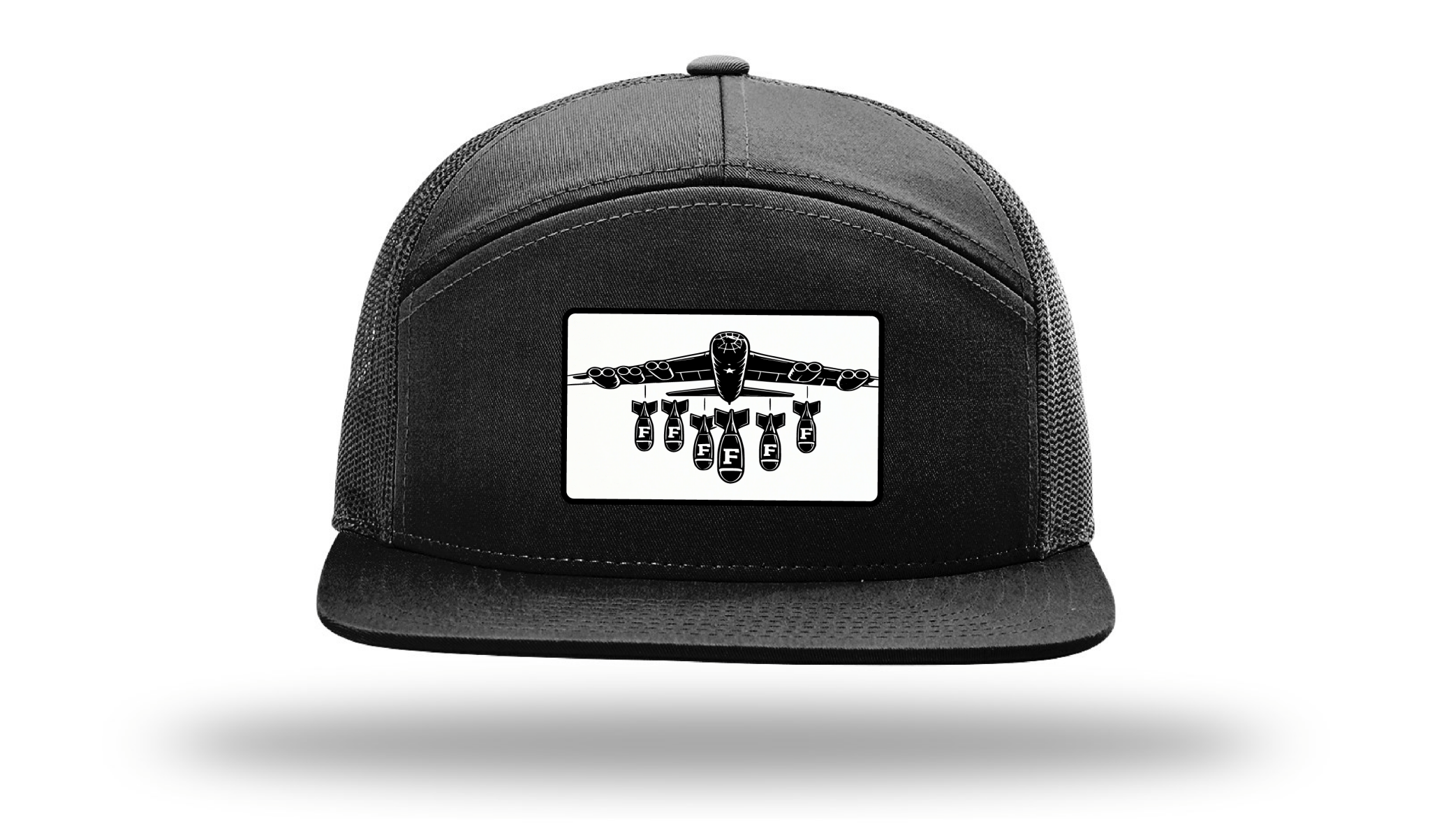 Only Dads - F Bomb - 7 Panel Trucker Hat - Only Dads USA - 6739359457158