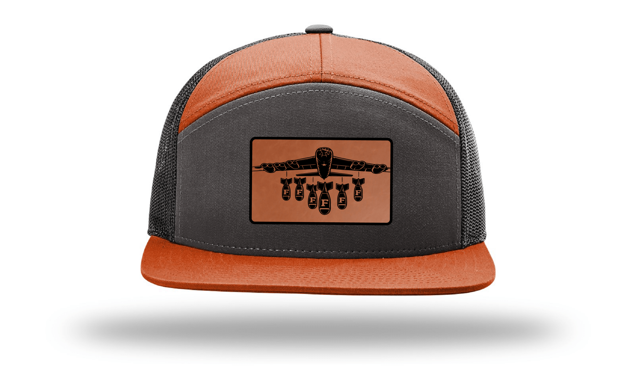 Only Dads - F Bomb -7 Panel Trucker Hat – trucker hat for men from Only Dads USA