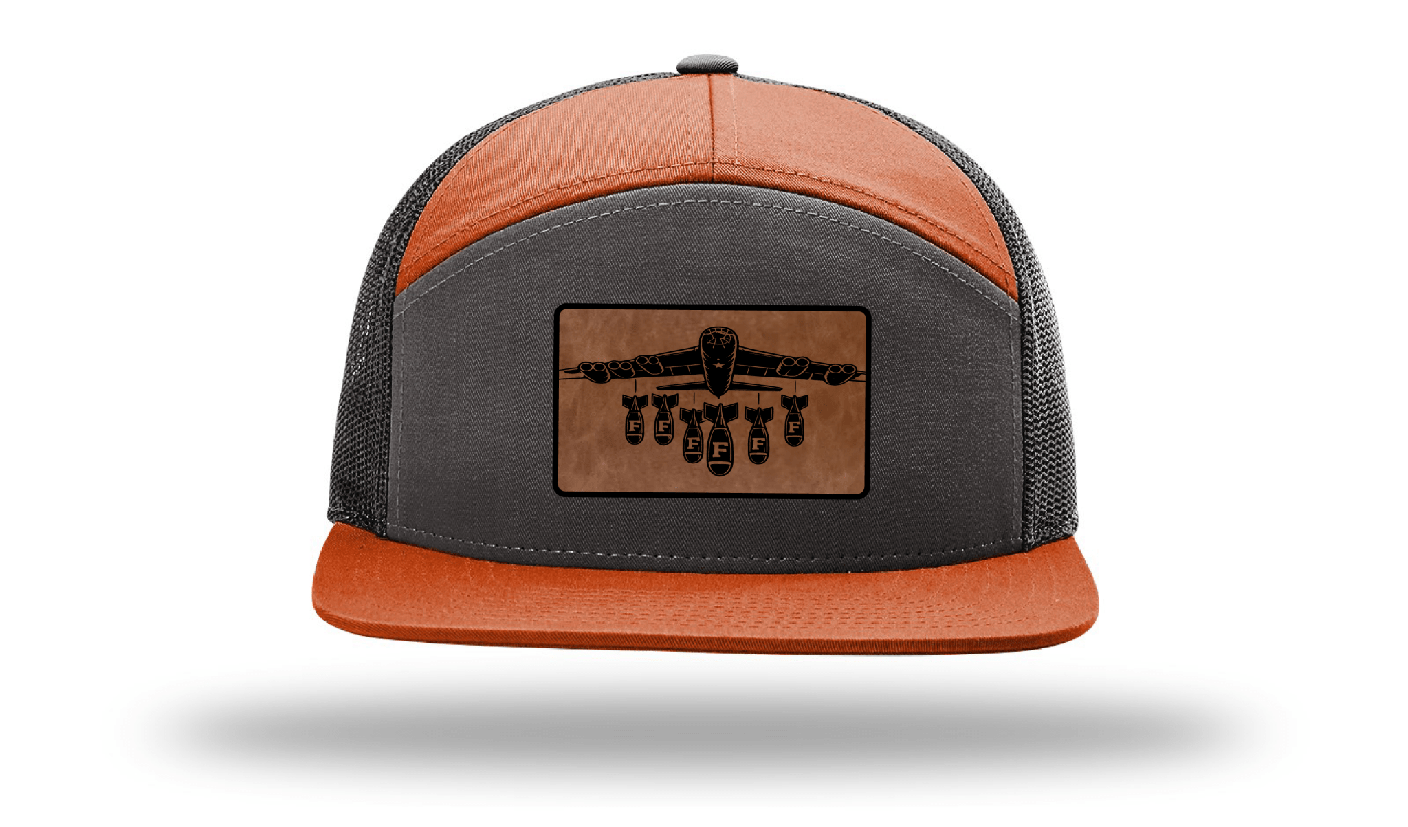 Only Dads - F Bomb -7 Panel Trucker Hat – trucker hat for men from Only Dads USA