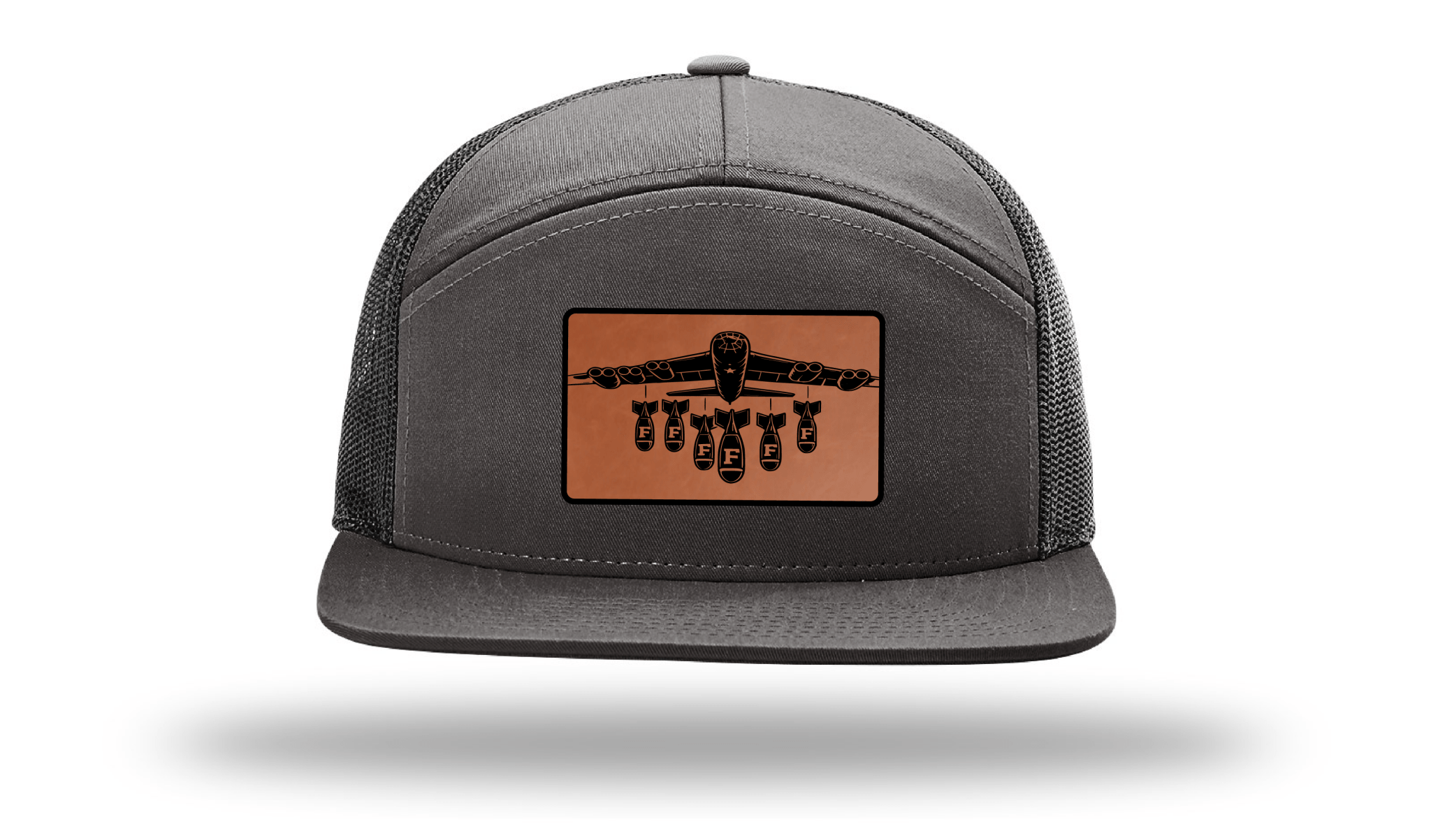 Only Dads - F Bomb -7 Panel Trucker Hat – trucker hat for men from Only Dads USA