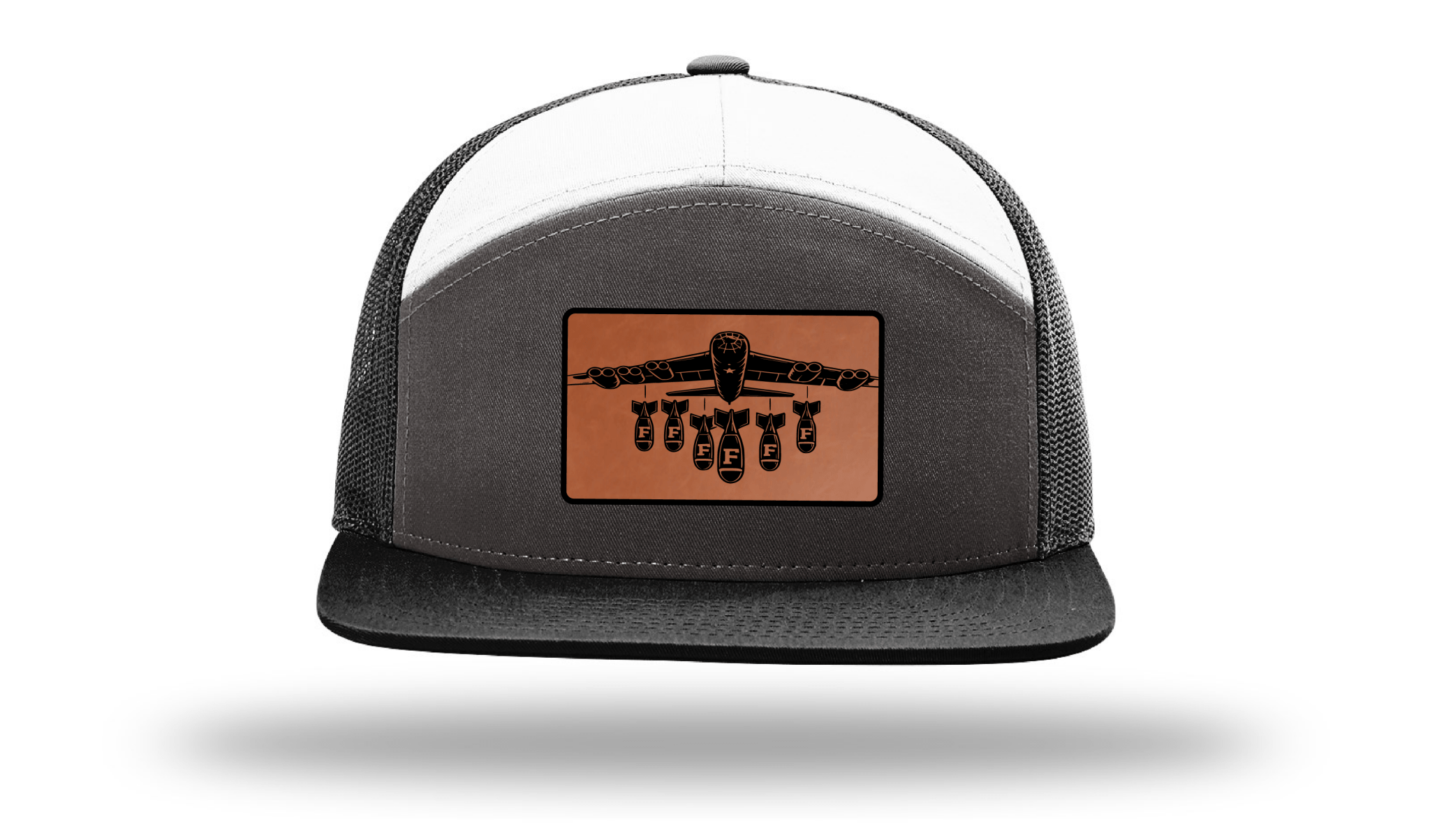 Only Dads - F Bomb -7 Panel Trucker Hat – trucker hat for men from Only Dads USA