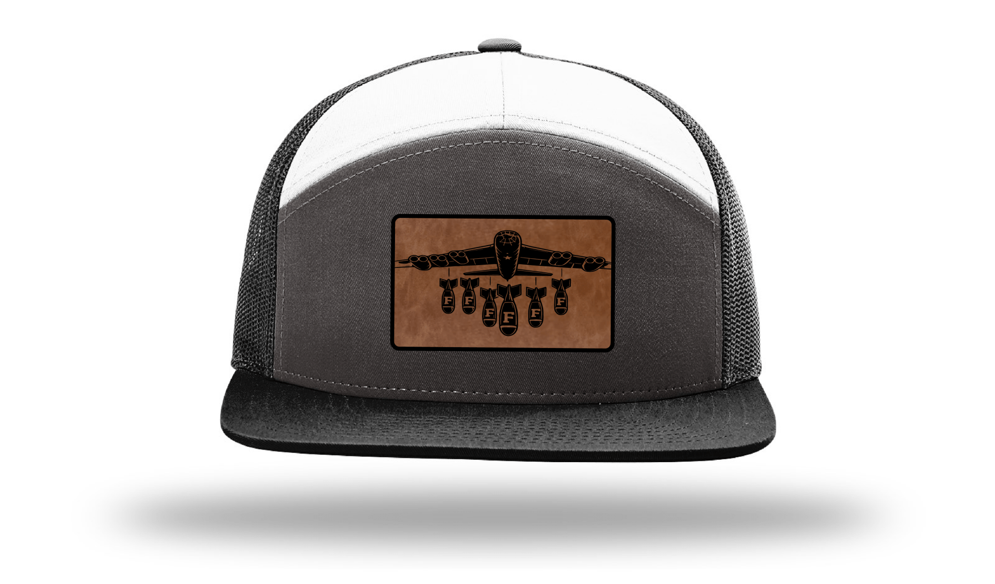 Only Dads - F Bomb -7 Panel Trucker Hat – trucker hat for men from Only Dads USA