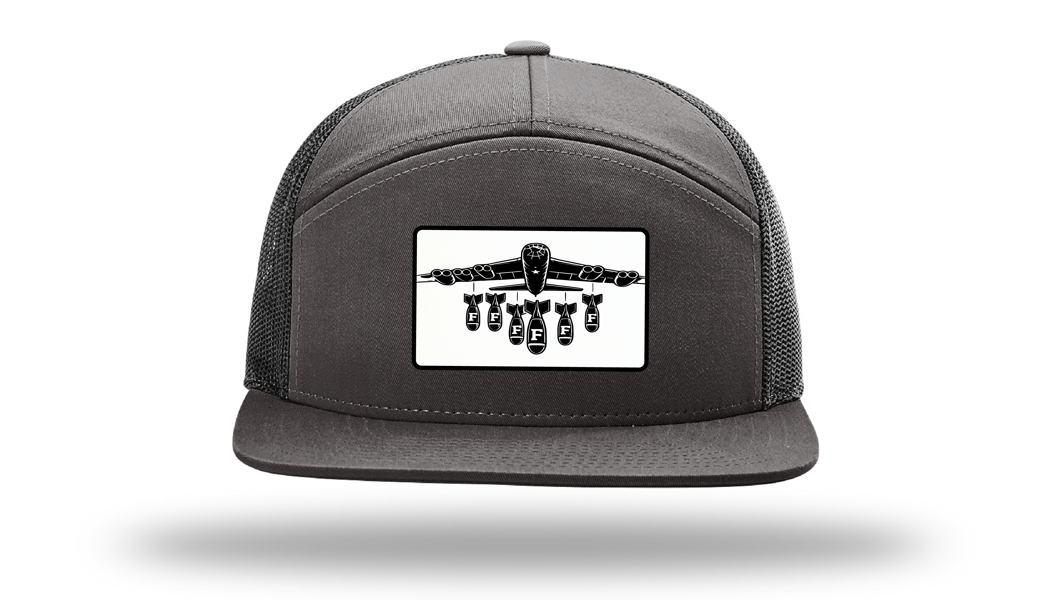 Only Dads - F Bomb -7 Panel Trucker Hat