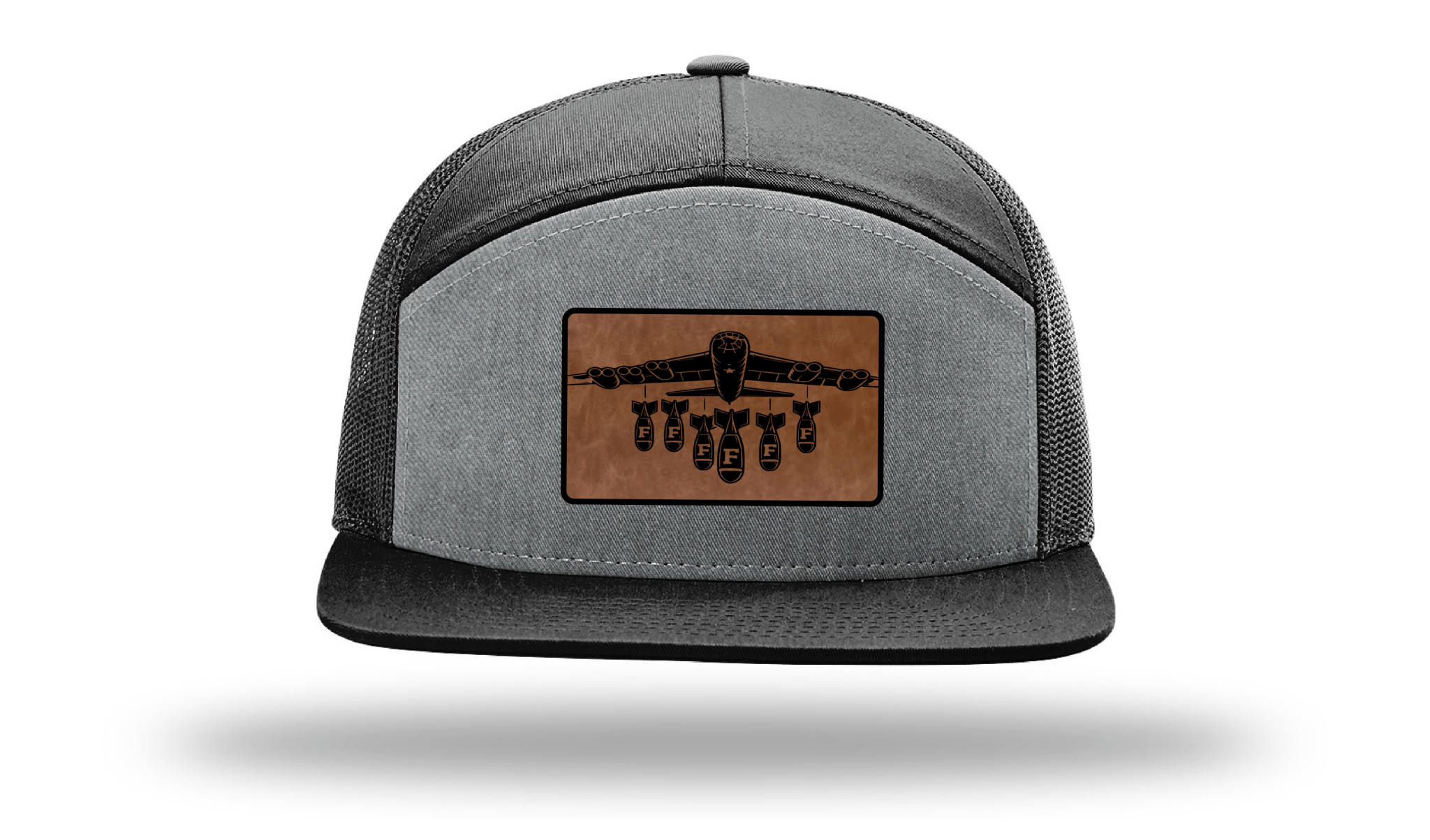 Only Dads - F Bomb -7 Panel Trucker Hat – trucker hat for men from Only Dads USA