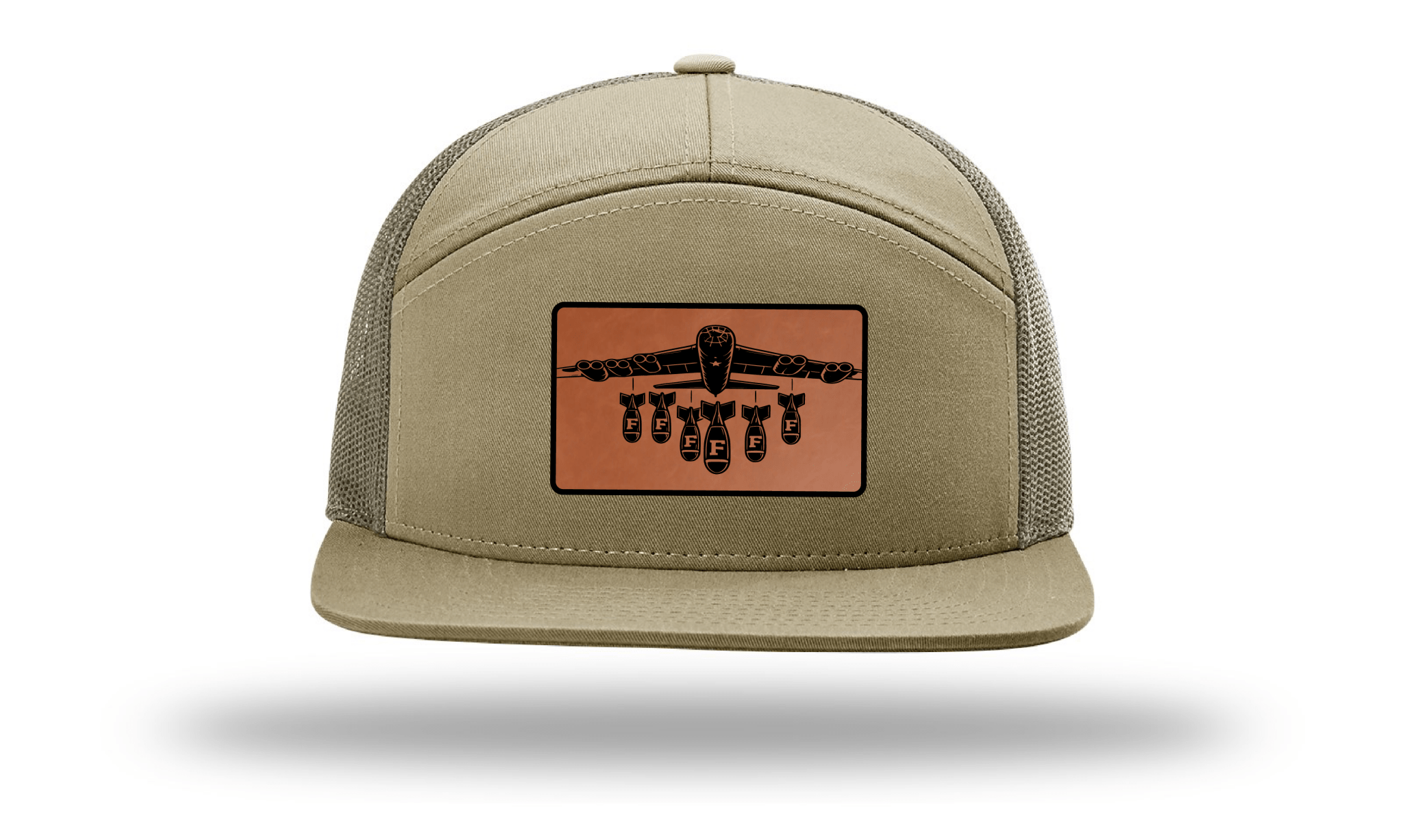 Only Dads - F Bomb -7 Panel Trucker Hat – trucker hat for men from Only Dads USA