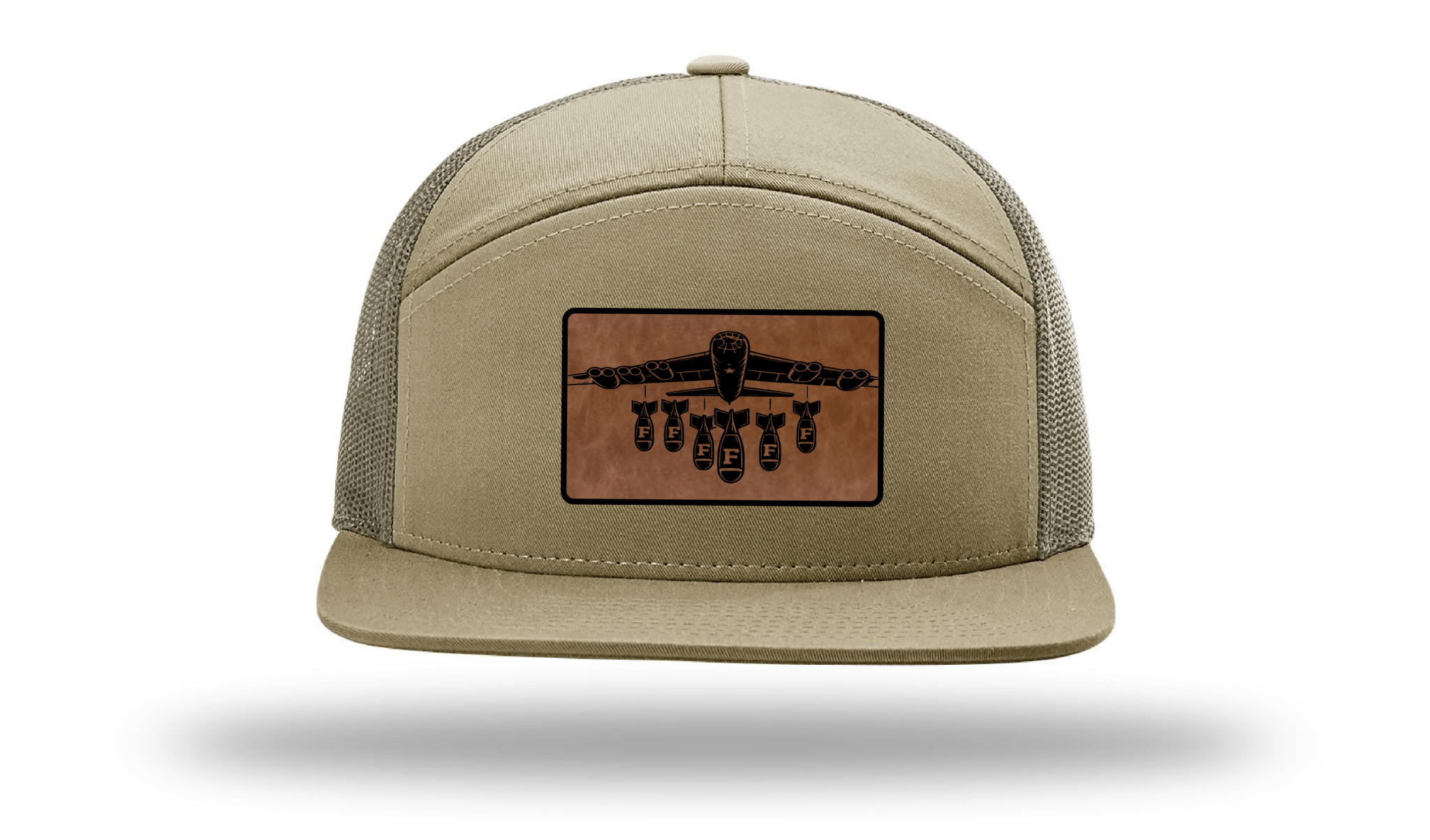 Only Dads - F Bomb -7 Panel Trucker Hat – trucker hat for men from Only Dads USA