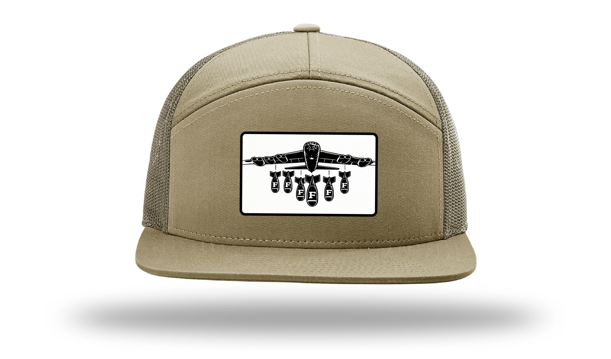 Only Dads - F Bomb -7 Panel Trucker Hat – trucker hat for men from Only Dads USA