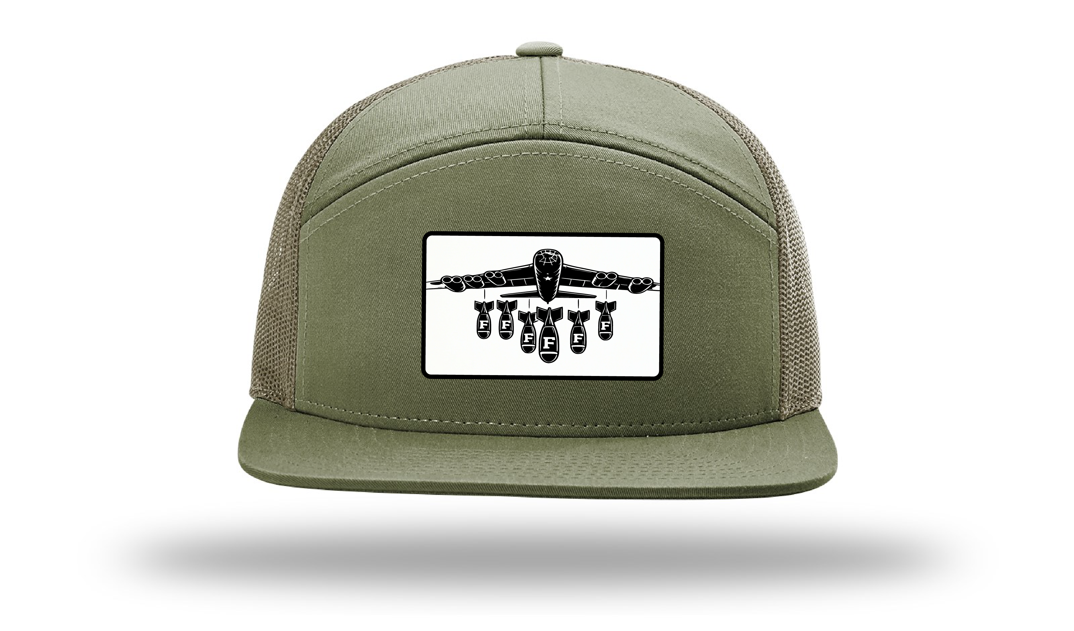 Only Dads - F Bomb -7 Panel Trucker Hat