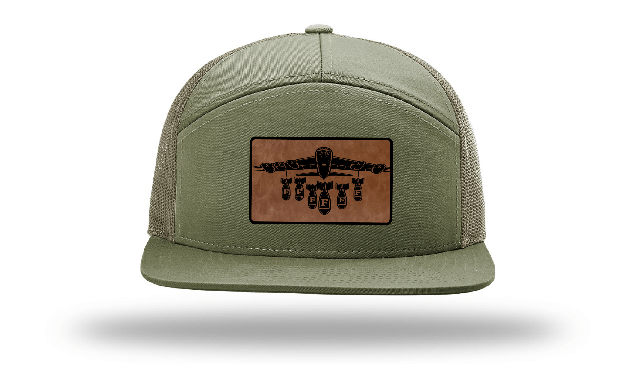 Only Dads - F Bomb -7 Panel Trucker Hat – trucker hat for men from Only Dads USA