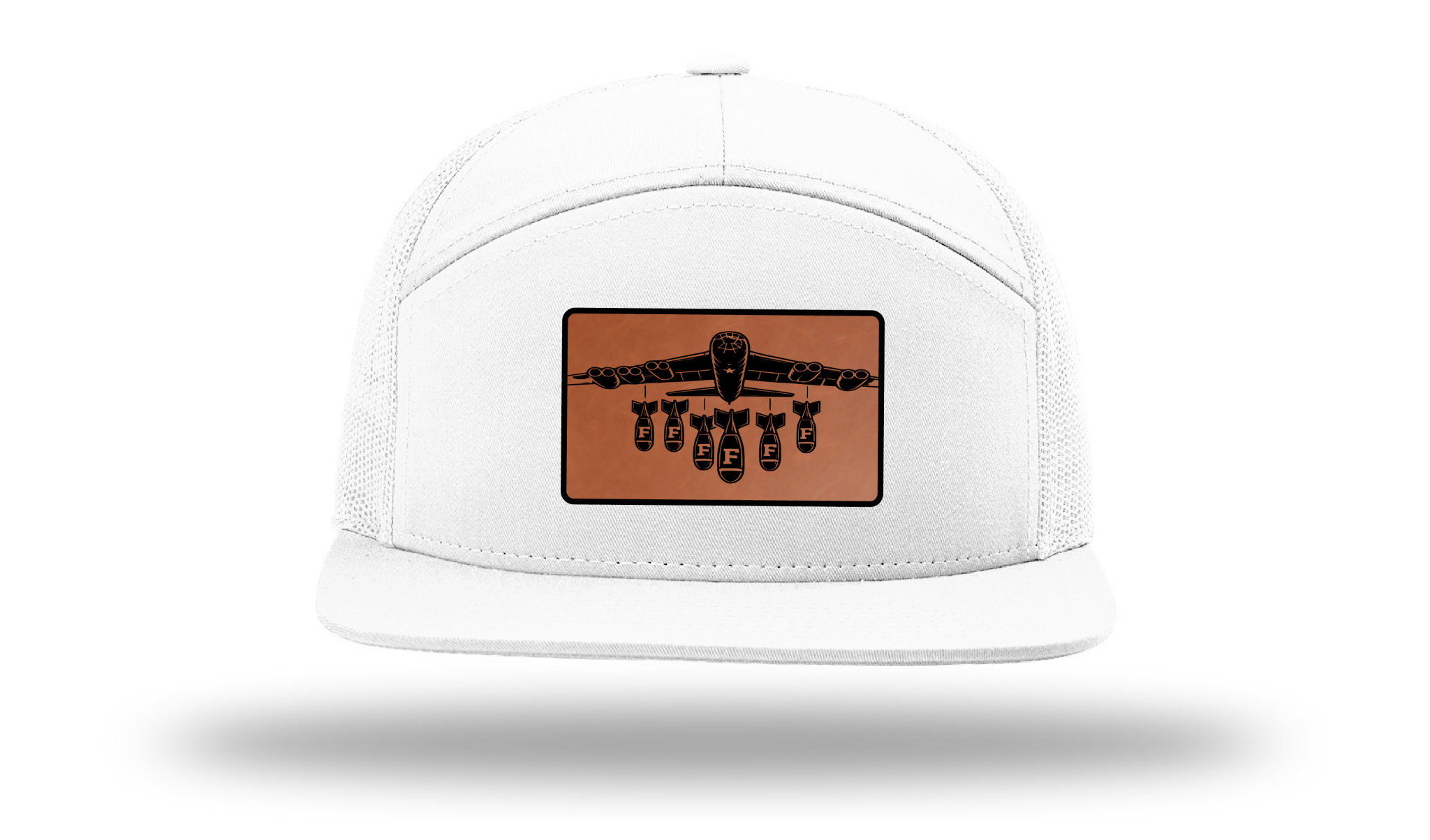 Only Dads - F Bomb -7 Panel Trucker Hat – trucker hat for men from Only Dads USA