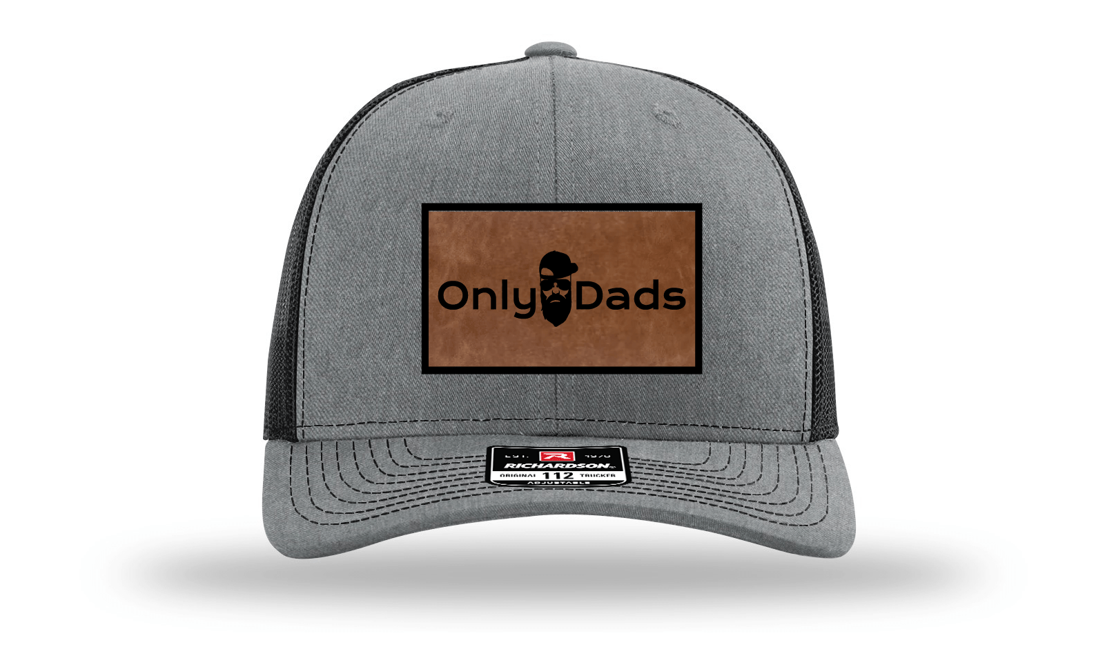 Only Dads Richardson 112 Trucker Hat - Front Logo Patch – trucker hat for men from Only Dads USA