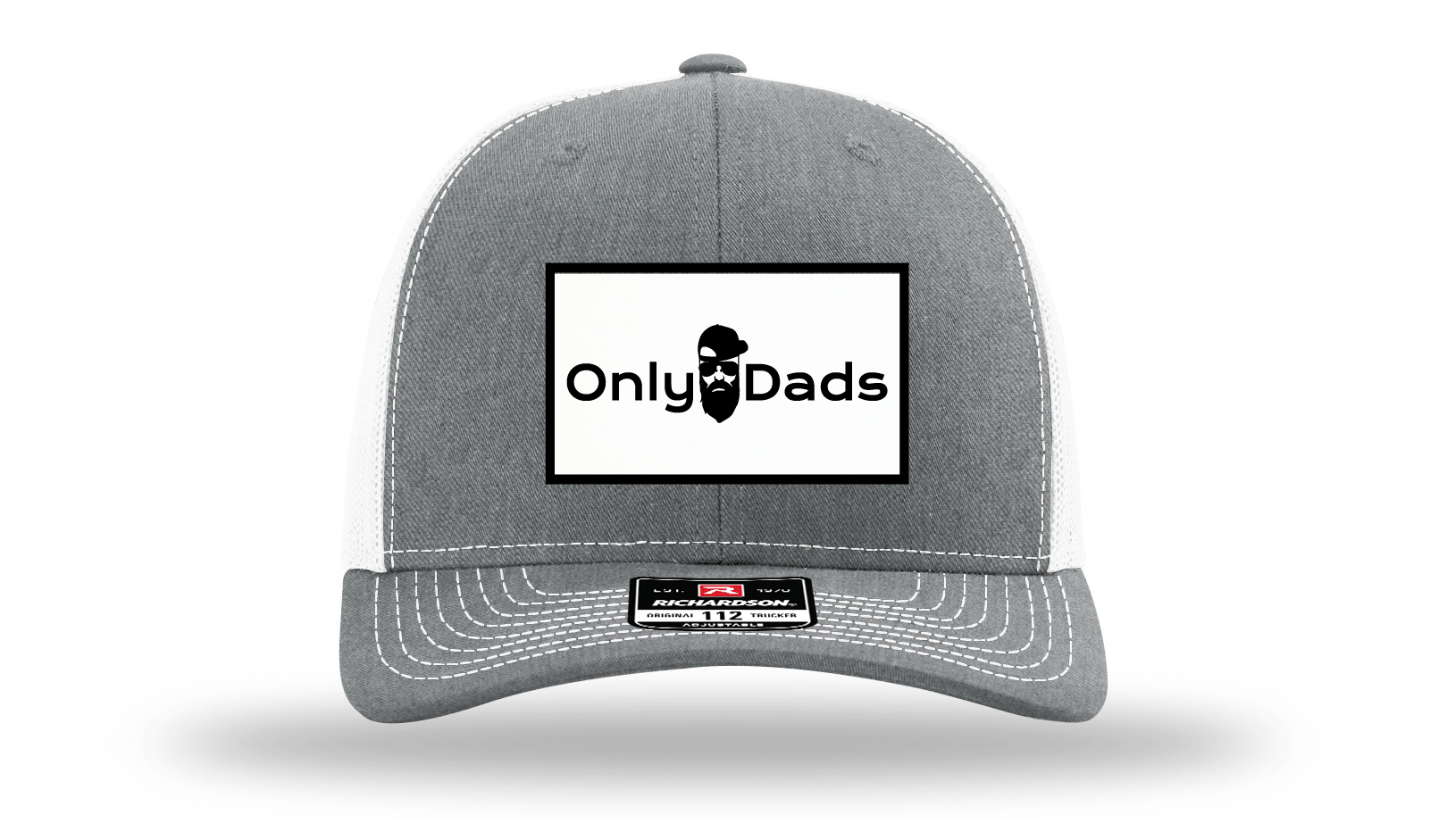 Only Dads Richardson 112 Trucker Hat - Front Logo Patch – trucker hat for men from Only Dads USA