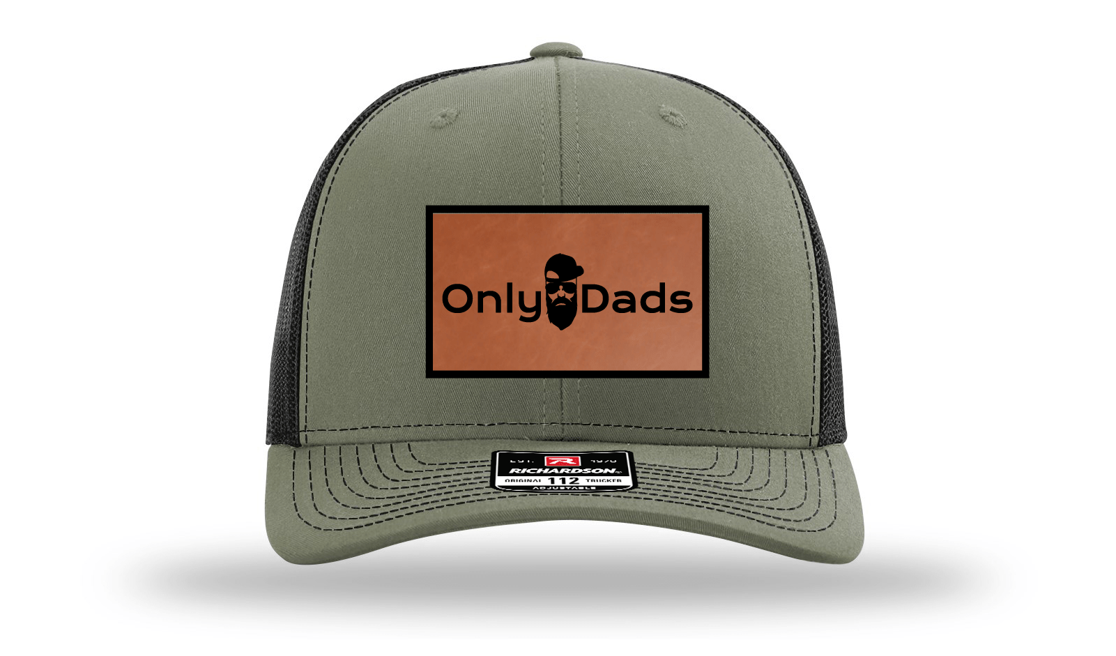 Only Dads Richardson 112 Trucker Hat - Front Logo Patch - Only Dads USA - 68279869af0c2