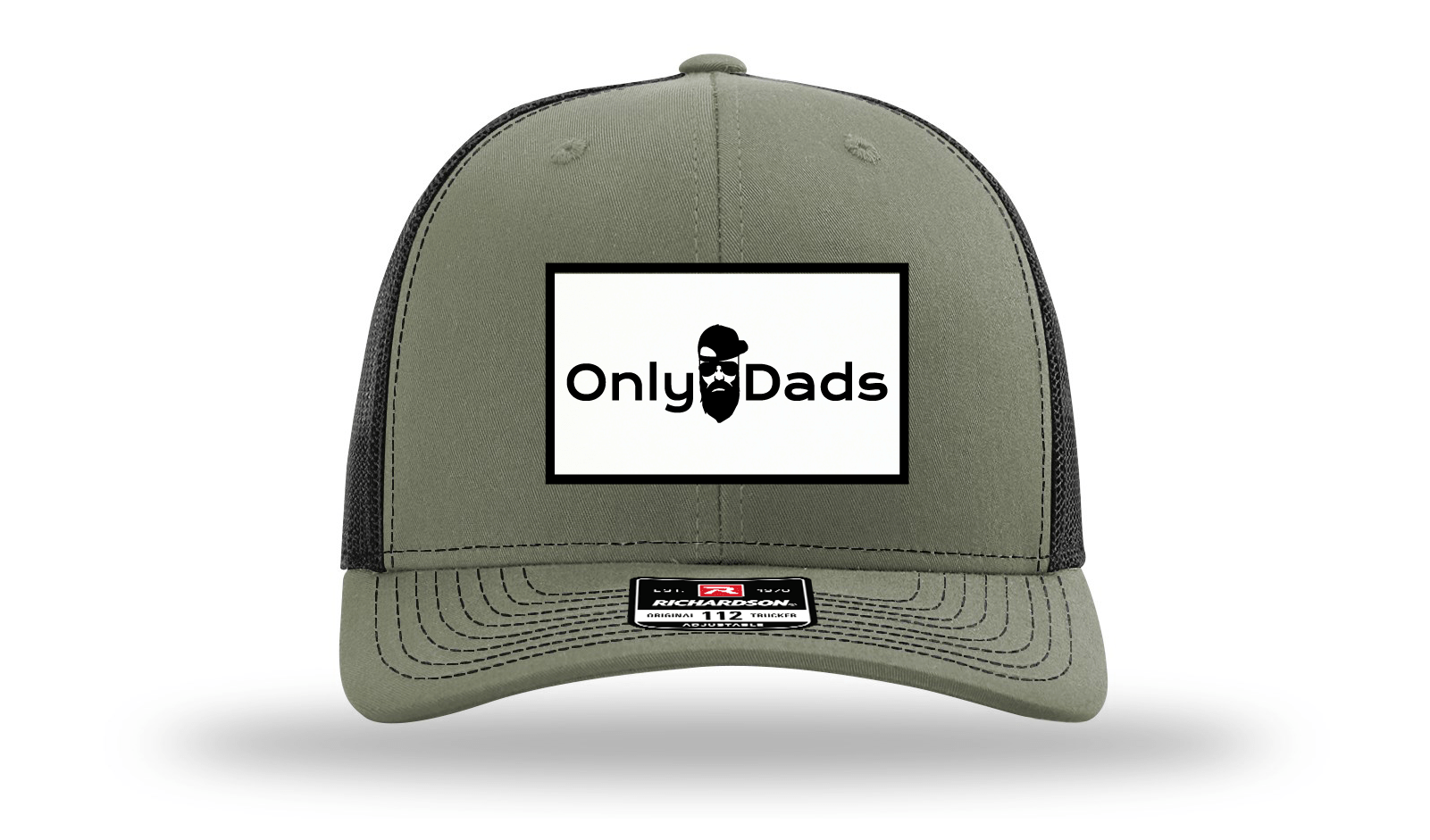 Only Dads Richardson 112 Trucker Hat - Front Logo Patch - Only Dads USA - 6827986b0279f