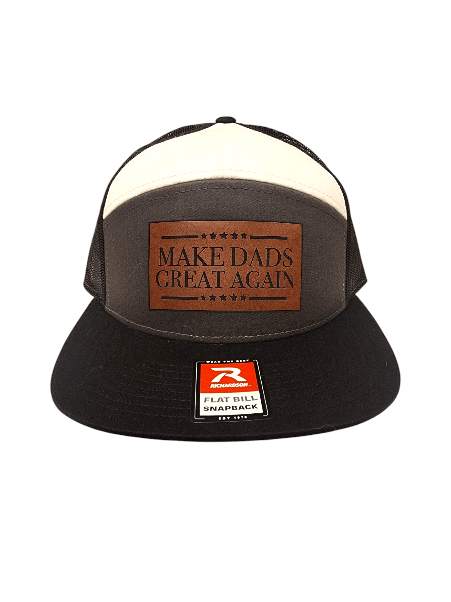 Make Dads Great Again 7 Panel Trucker Hat – trucker hat for men from Only Dads USA