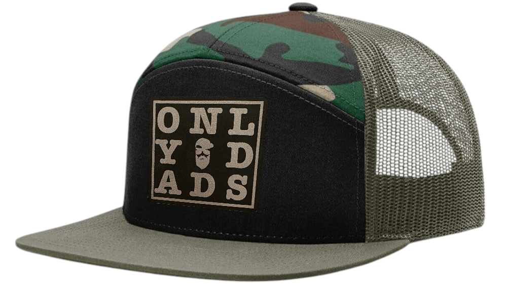 Word Search 7 Panel Trucker Hat – trucker hat for men from Only Dads USA