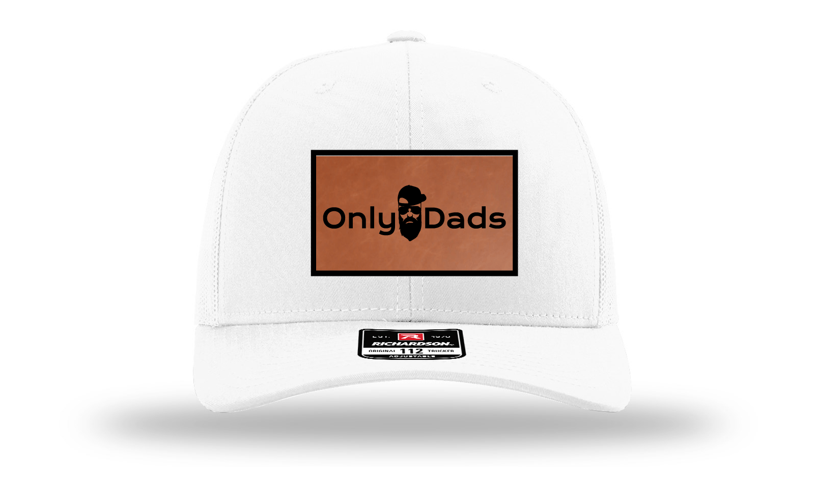 Only Dads Richardson 112 Trucker Hat - Front Logo Patch – trucker hat for men from Only Dads USA