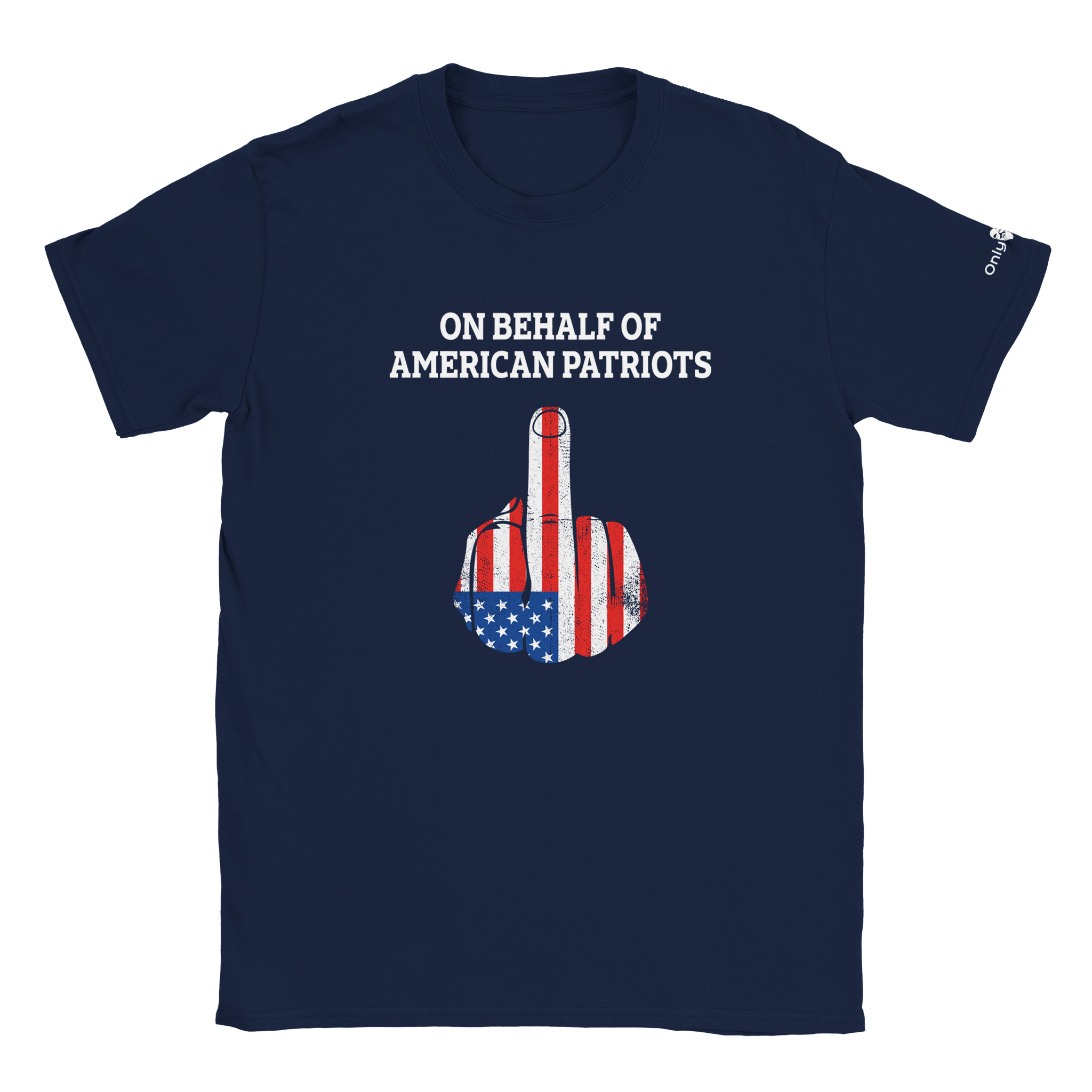 American Patriot 1 - Finger Salute – Only Dads T-Shirt - Only Dads USA - 209cfe43 - bead - 4552 - a013 - 746f4d30563e