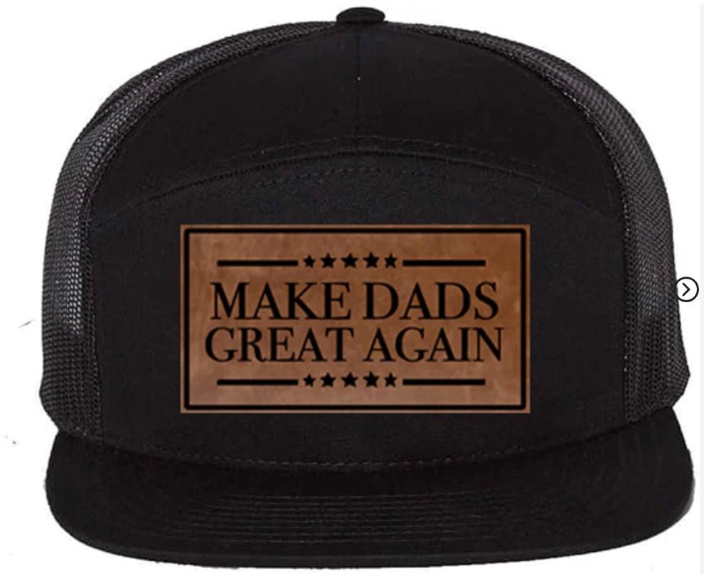 Make Dads Great Again 7 Panel Trucker Hat - Only Dads USA - 67678b8c125c9
