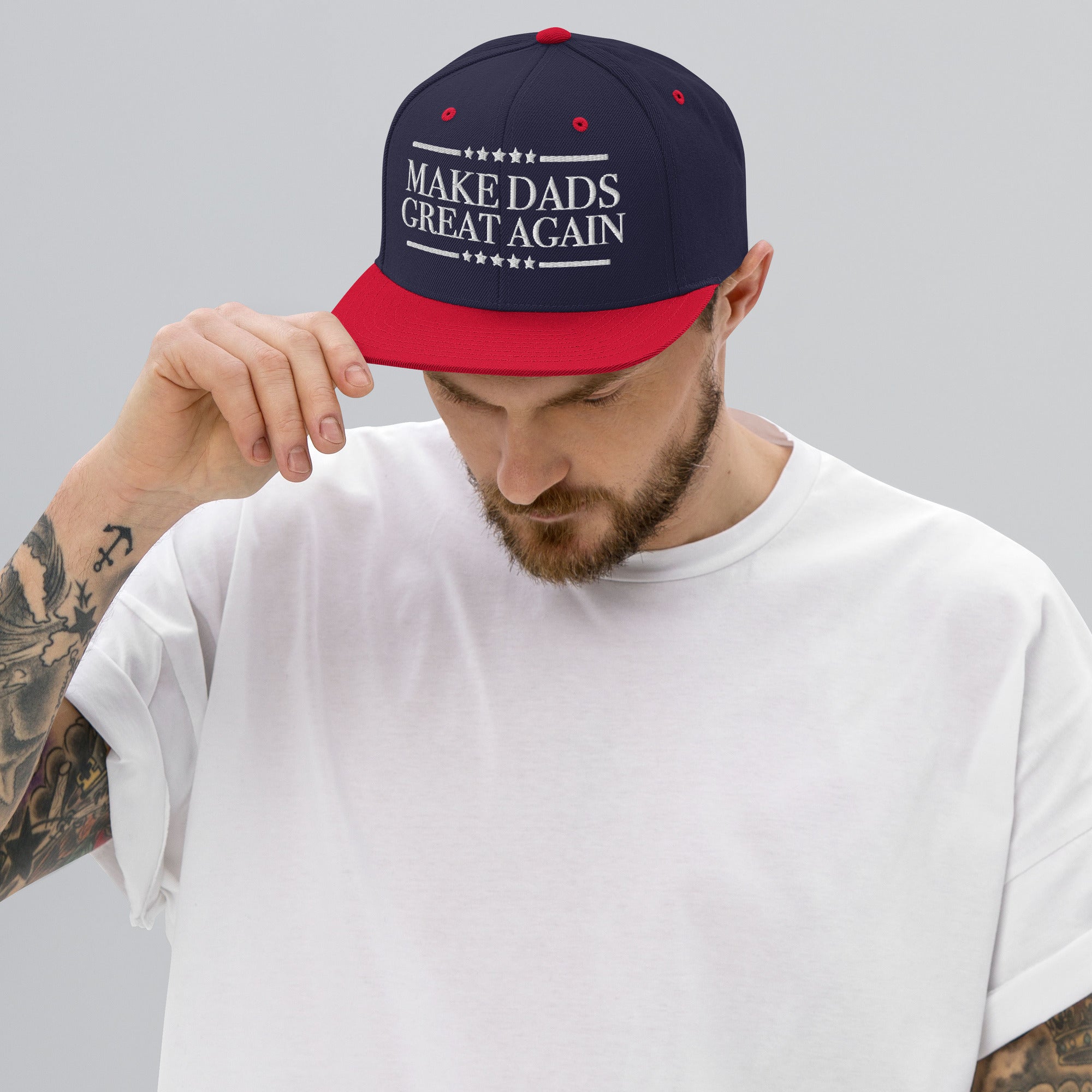 Only Dads - Make Dads Great Again - Snapback Hat – trucker hat for men from Only Dads USA