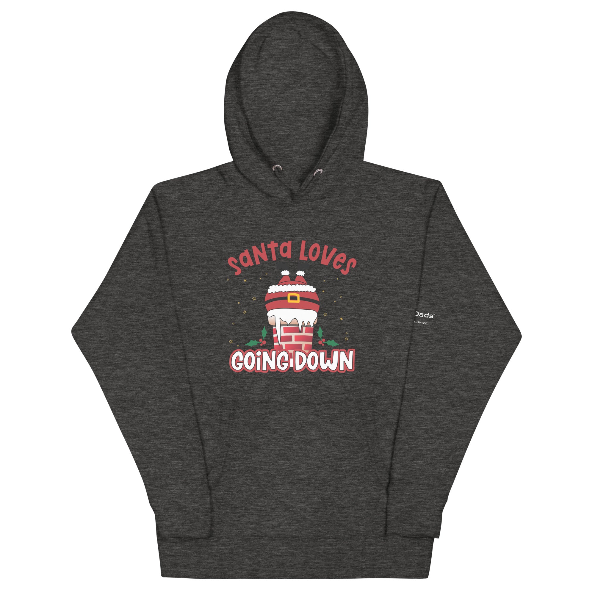 Only Dads – Santa Loves Going Down Hoodie – funny dad sweatshirt from Only Dads USA