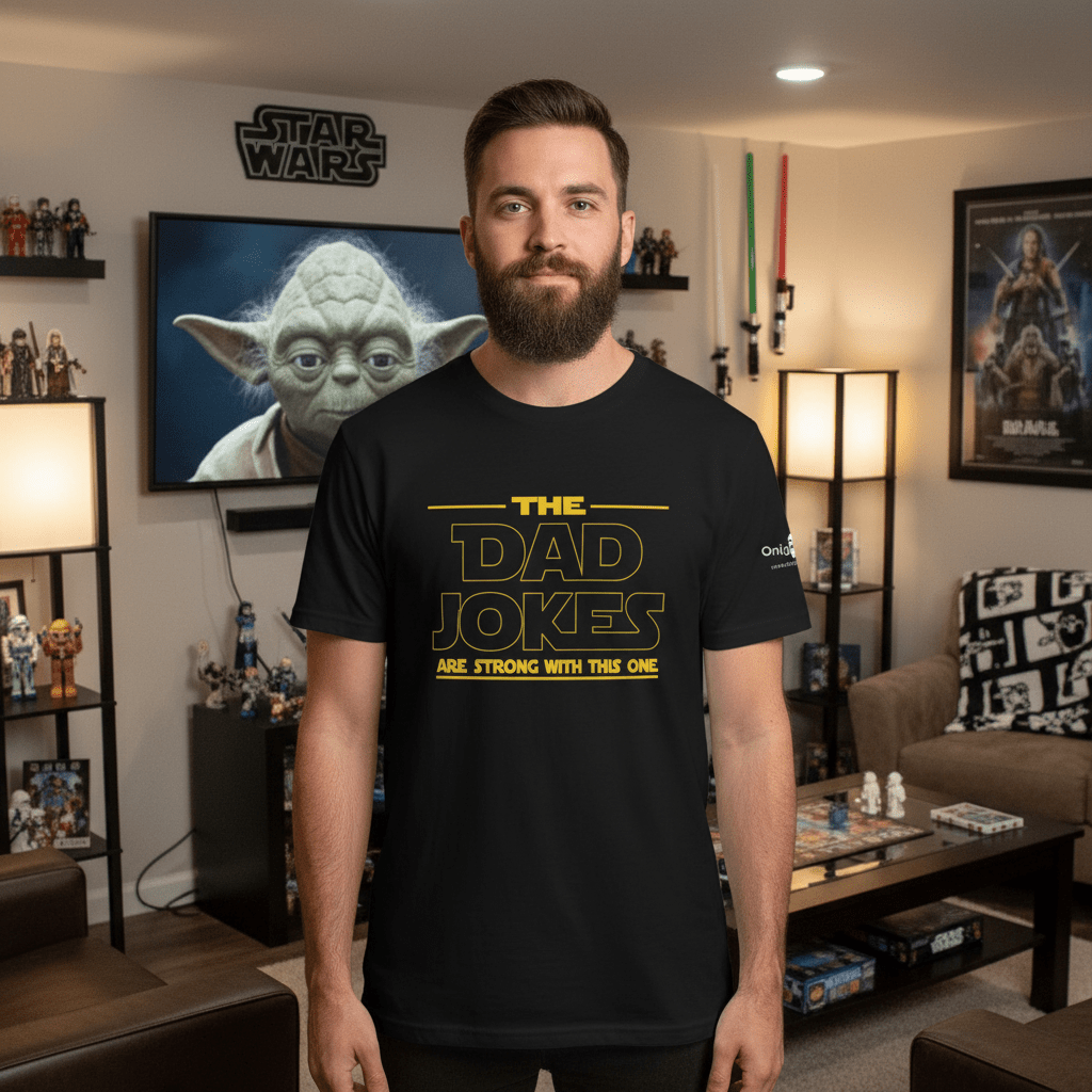 Only Dads - Dad Jokes SW Theme T-shirt – funny dad shirt and mens graphic tee from Only Dads USA