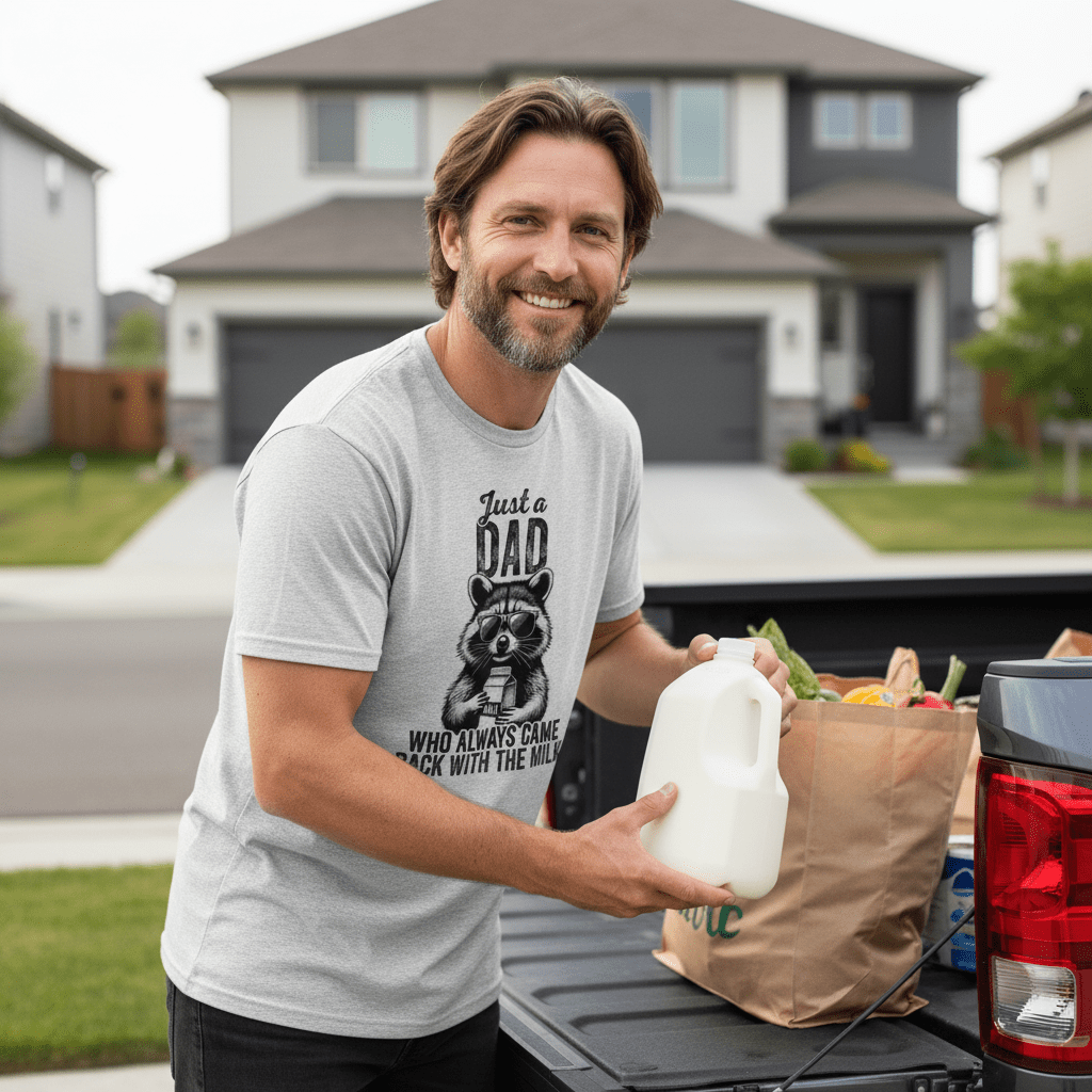 Just a Dad- Only Dads T-shirt – funny dad shirt and mens graphic tee from Only Dads USA