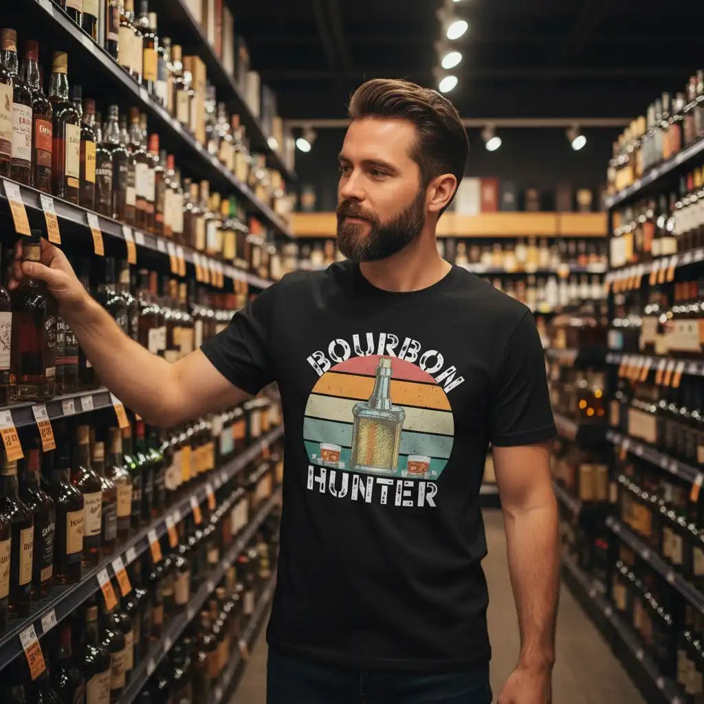 Funny Dad Shirt – The Bourbon Hunter - Only Dads T-shirt – Men’s Graphic Tee - Only Dads USA - 2383042_474
