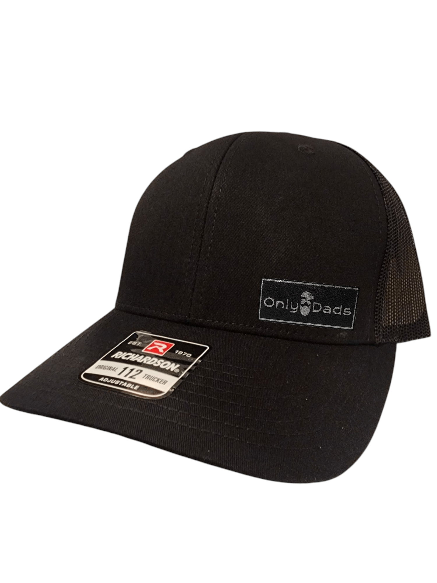 only dads trucker hat - rectangle patch – trucker hat for men from Only Dads USA