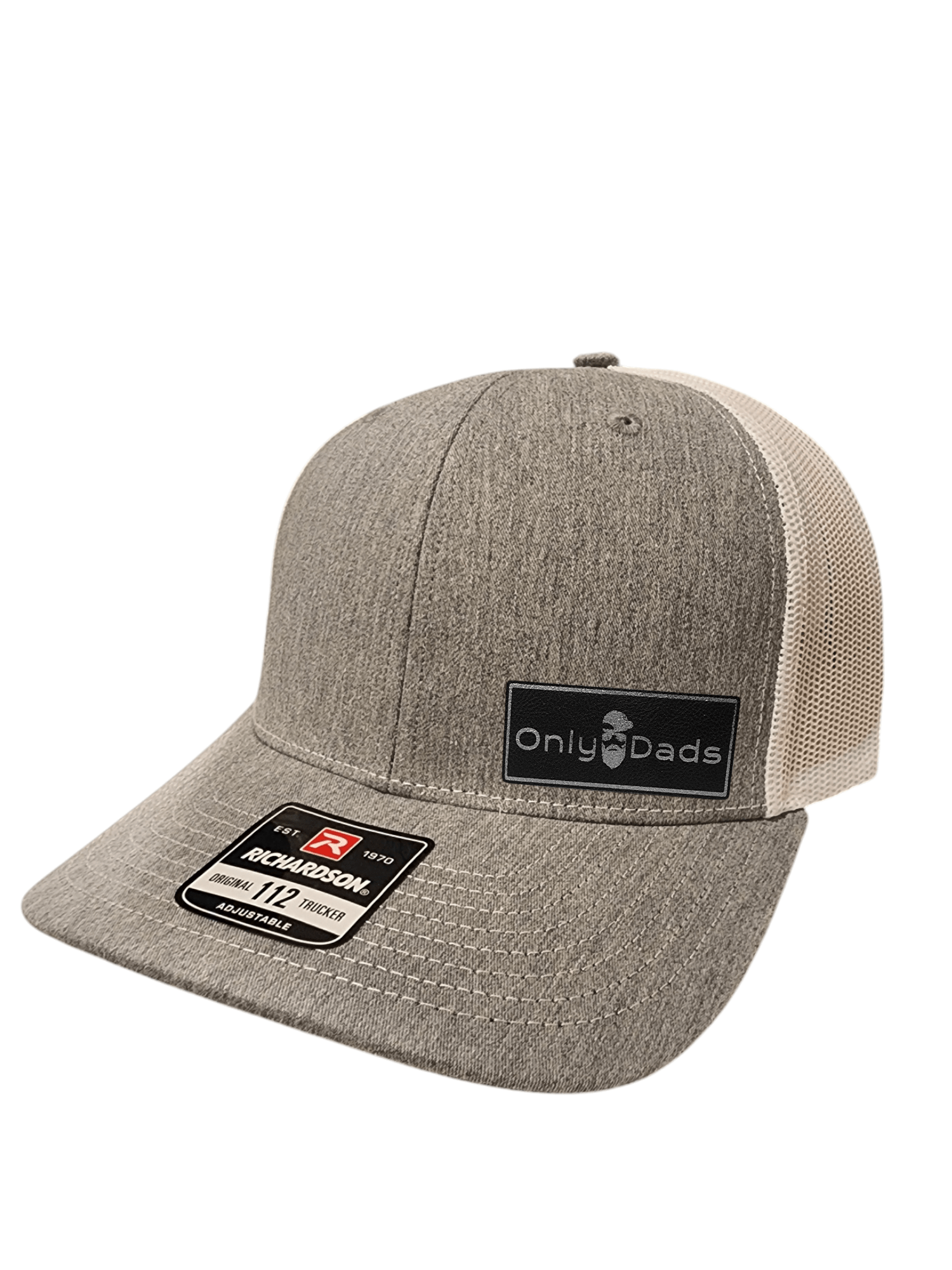 only dads trucker hat - rectangle patch – trucker hat for men from Only Dads USA