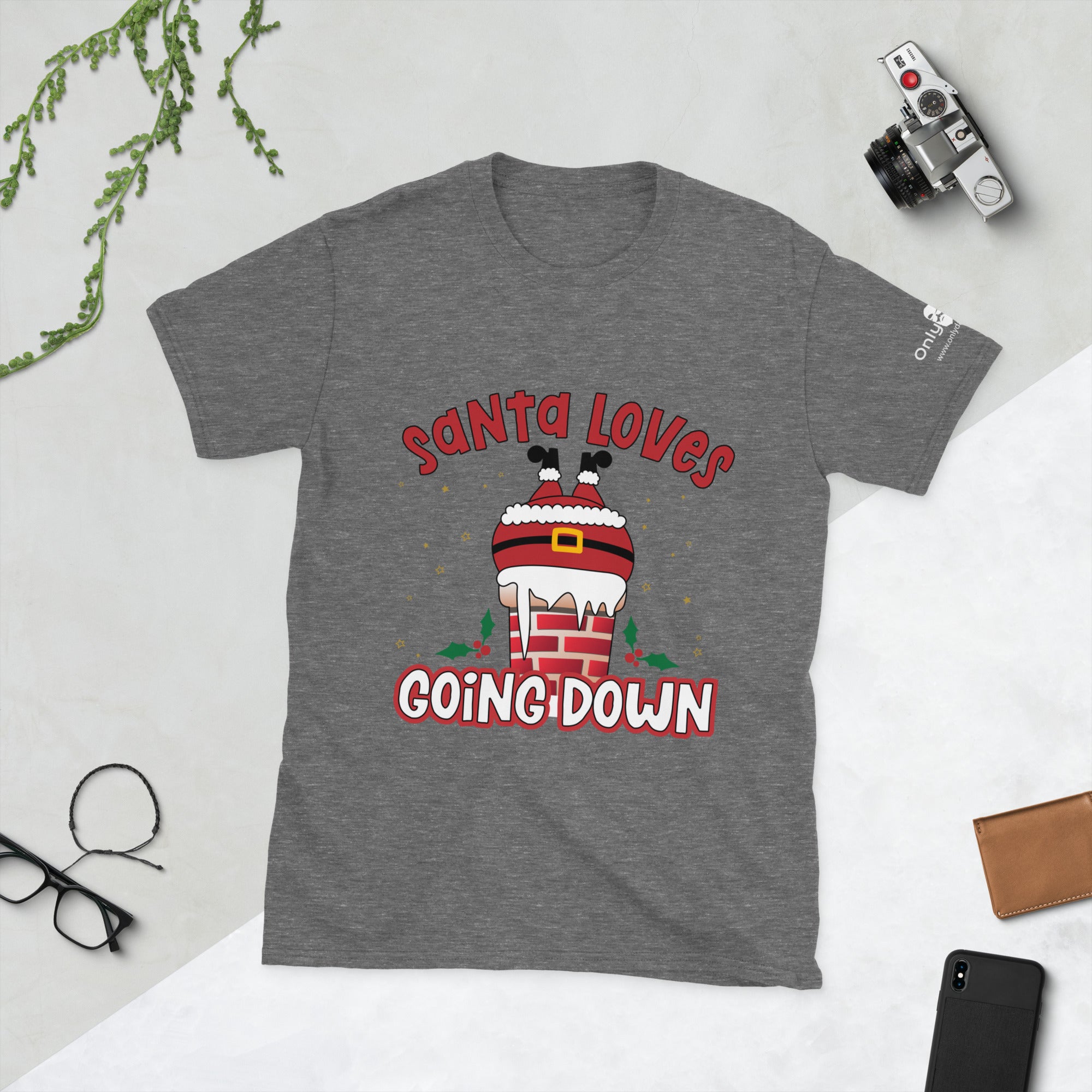 Only Dads – Santa Loves Going Down T-Shirt - Only Dads USA - 6330353_20414
