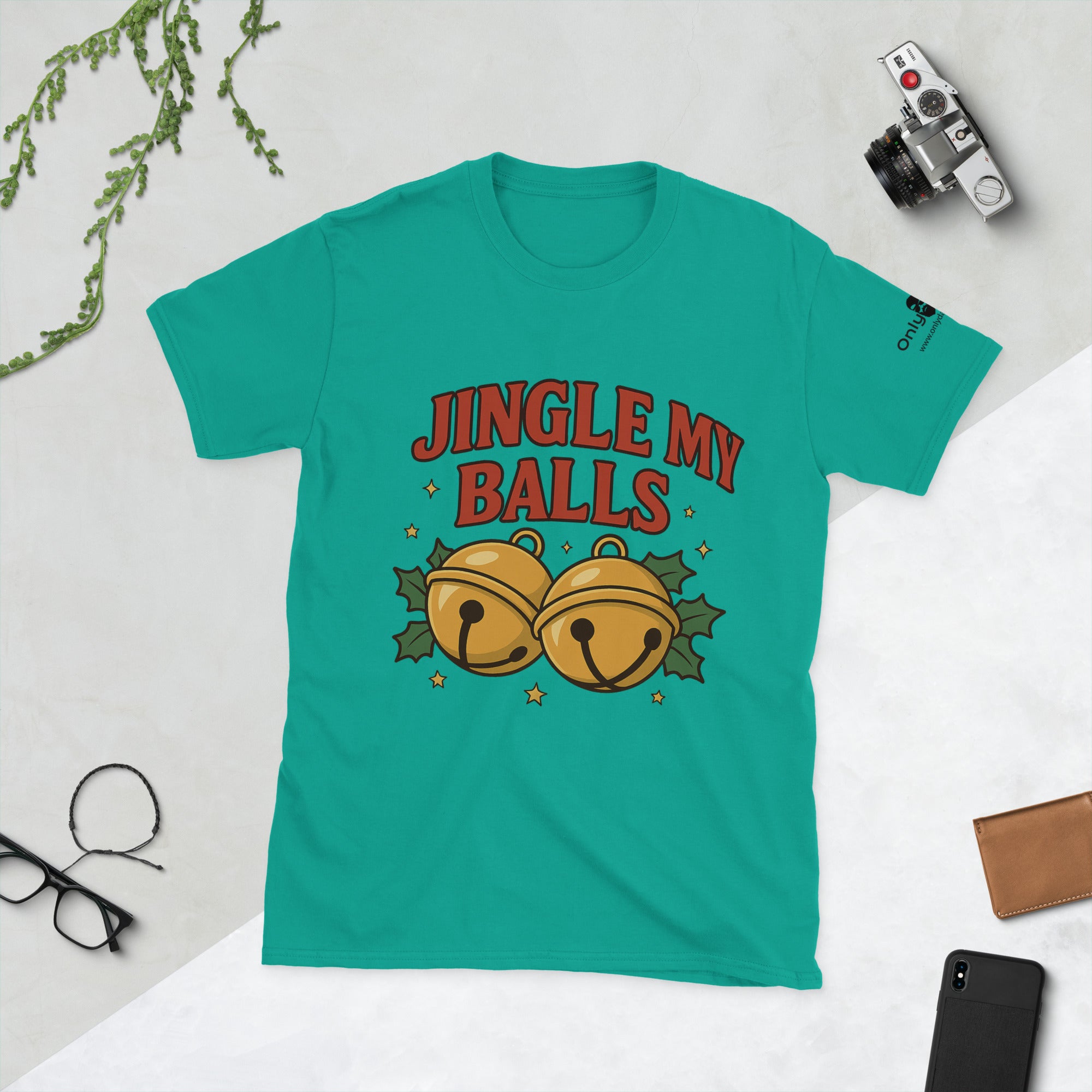 Only Dads – Jingle My Balls T-Shirt – funny dad shirt and mens graphic tee from Only Dads USA