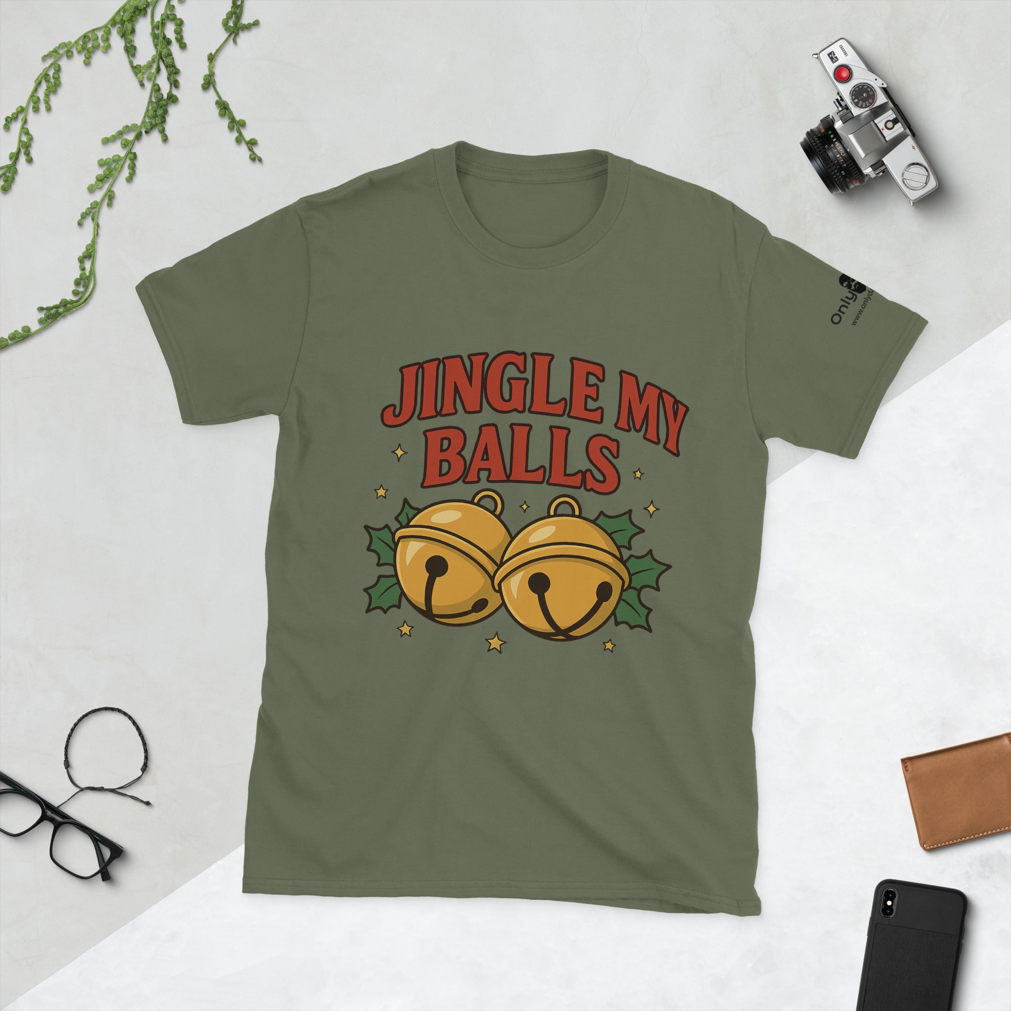 Only Dads – Jingle My Balls T-Shirt – funny dad shirt and mens graphic tee from Only Dads USA