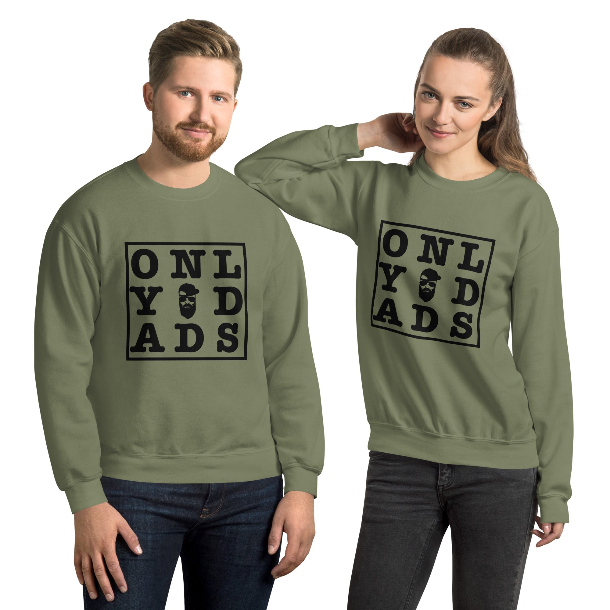Only Dads - Word Search - Crewneck – funny dad sweatshirt from Only Dads USA