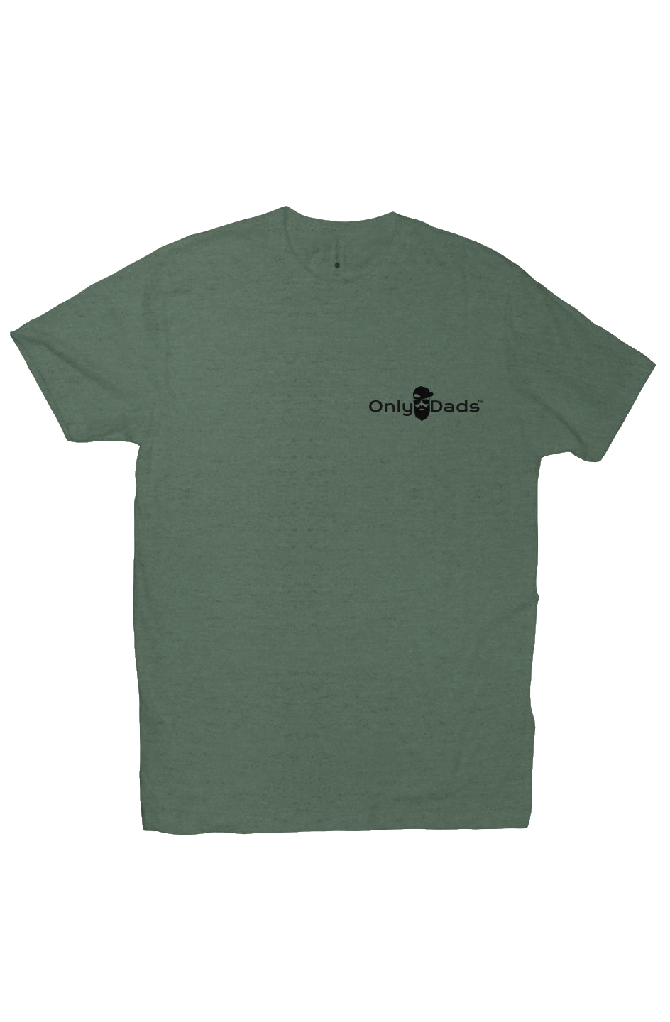 only dads logo f-bomb shirt front - forest green