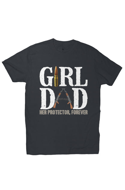 Girl Dad Protector - Only Dads T-shirt - Navy