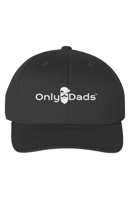 Only Dads FlexFit 6277 Hat – White Embroidered Logo - Only Dads USA - APQ - 5383885S70A1