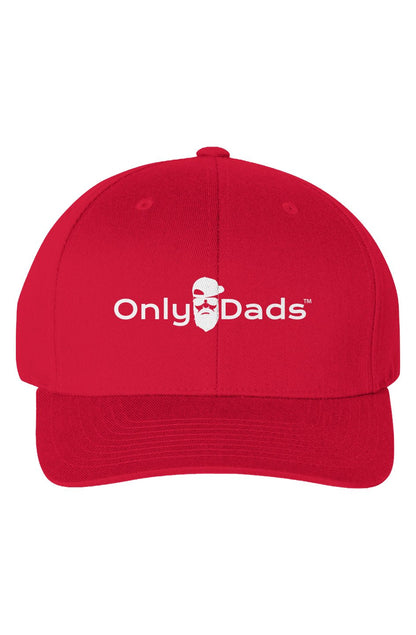 Only Dads FlexFit 6277 Hat – White Embroidered Logo - Only Dads USA - APQ - 5383886S70A1