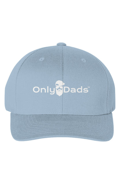 Only Dads FlexFit 6277 Hat – White Embroidered Logo - Only Dads USA - APQ - 5383887S70A1