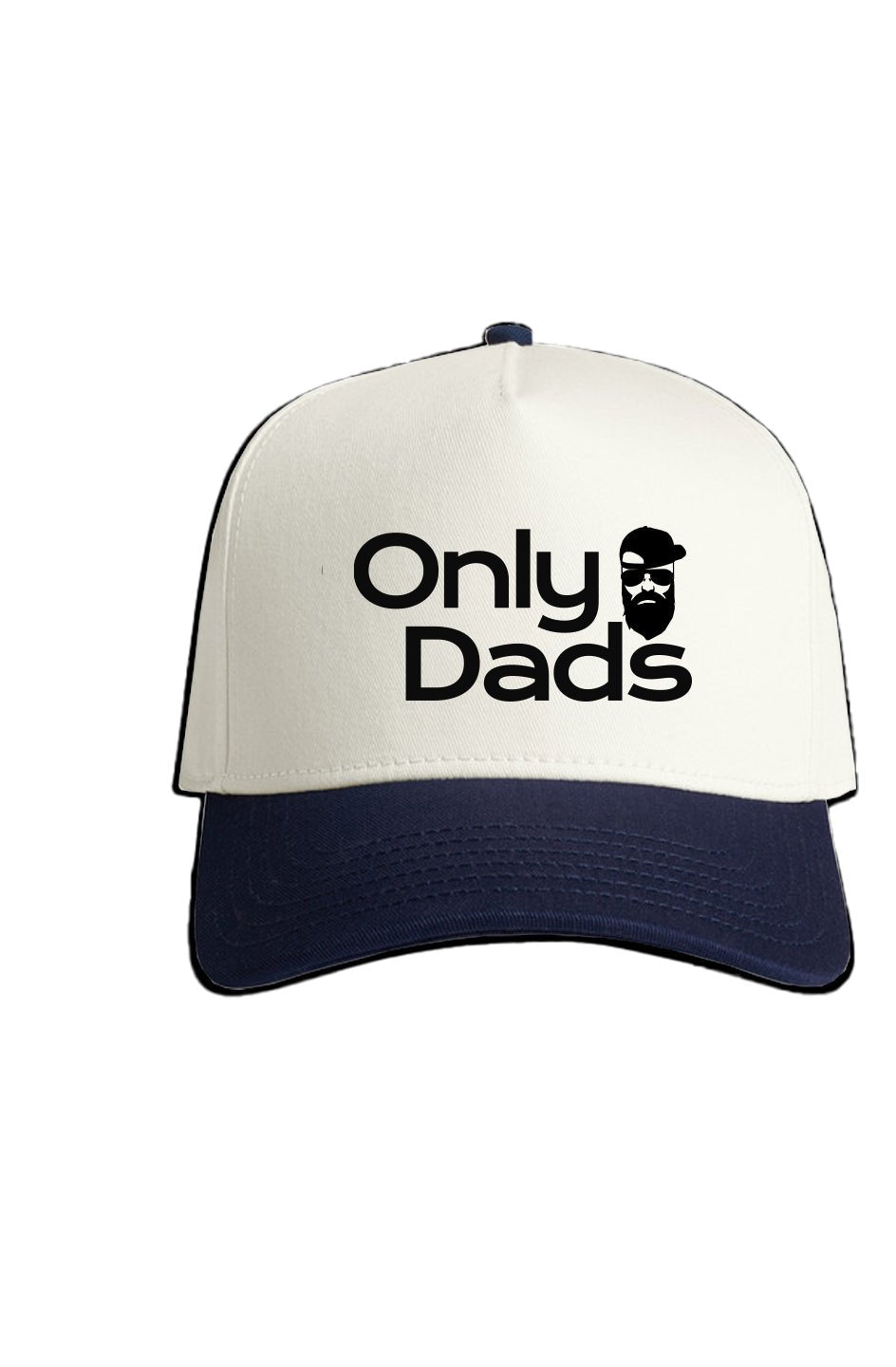 Only Dads Stacked Logo - Two - Tone Cap - Only Dads USA - APQ - 5419776S34A1