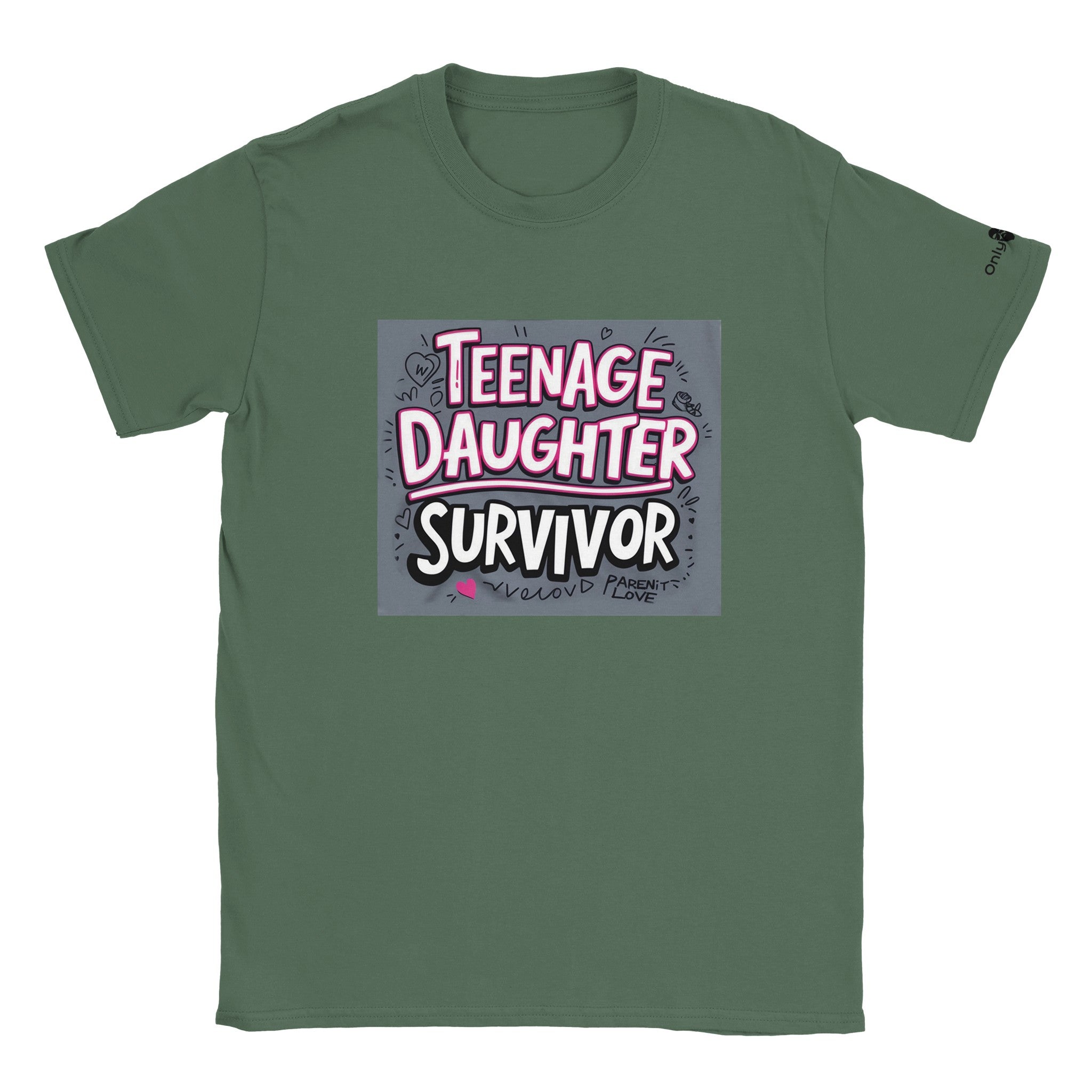 Teenage Daughter Survivor - Only Dads T-shirt - Only Dads USA - 3a469d6a - 6d60 - 4267 - ad5c - 5e60a6b5d543