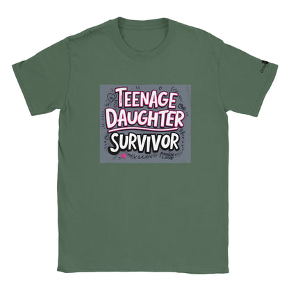 Teenage Daughter Survivor - Only Dads T-shirt - Only Dads USA - 3a469d6a - 6d60 - 4267 - ad5c - 5e60a6b5d543