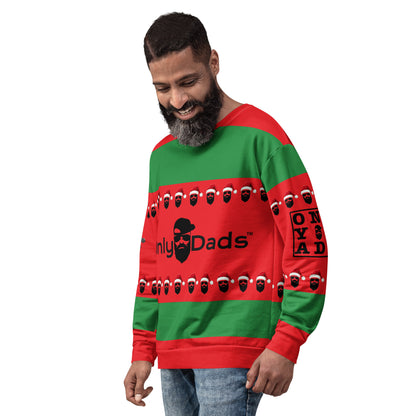 Funny Christmas Sweater for Men – Only Dads Ugly Christmas Sweater – Dad Holiday Novelty Sweatshirt - Only Dads USA - 8844909_19769